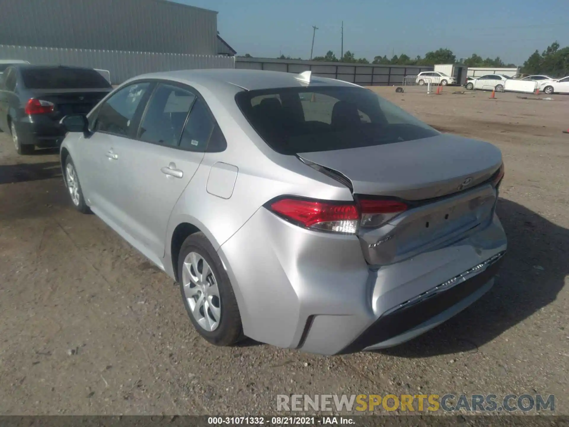 3 Photograph of a damaged car 5YFEPMAE6MP224324 TOYOTA COROLLA 2021