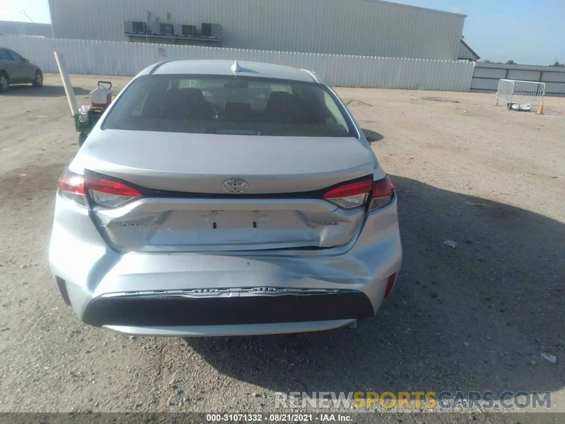 6 Photograph of a damaged car 5YFEPMAE6MP224324 TOYOTA COROLLA 2021