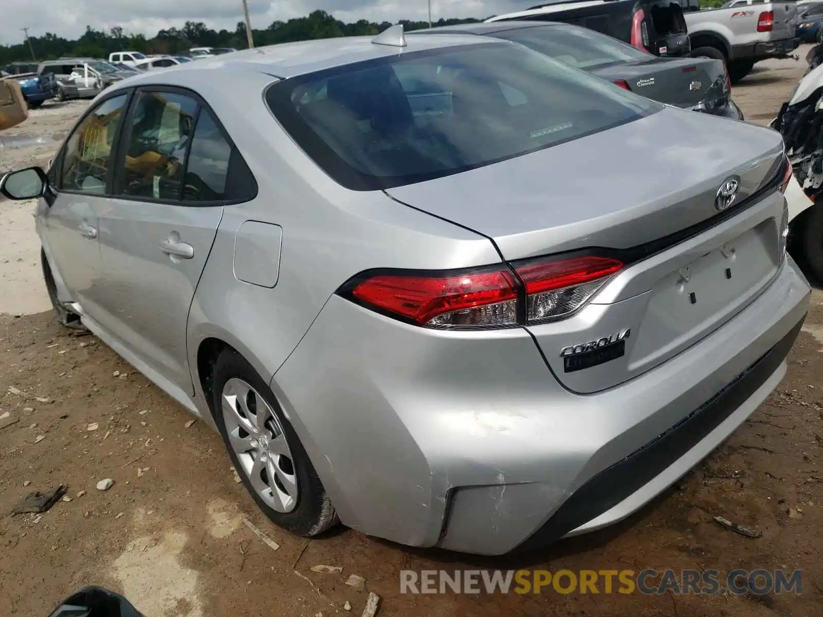 3 Photograph of a damaged car 5YFEPMAE6MP224727 TOYOTA COROLLA 2021