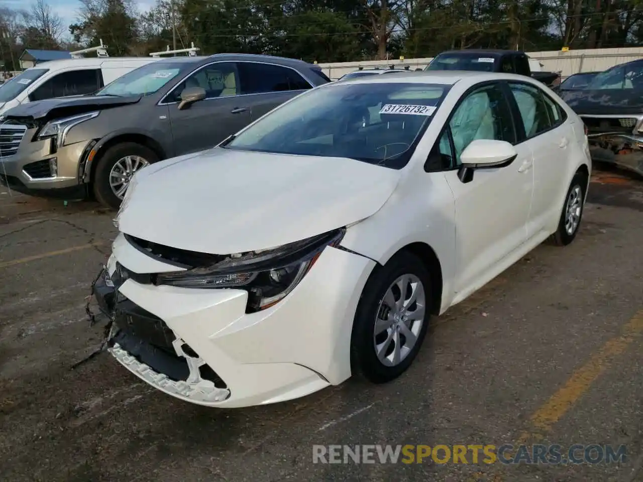 2 Photograph of a damaged car 5YFEPMAE6MP226459 TOYOTA COROLLA 2021