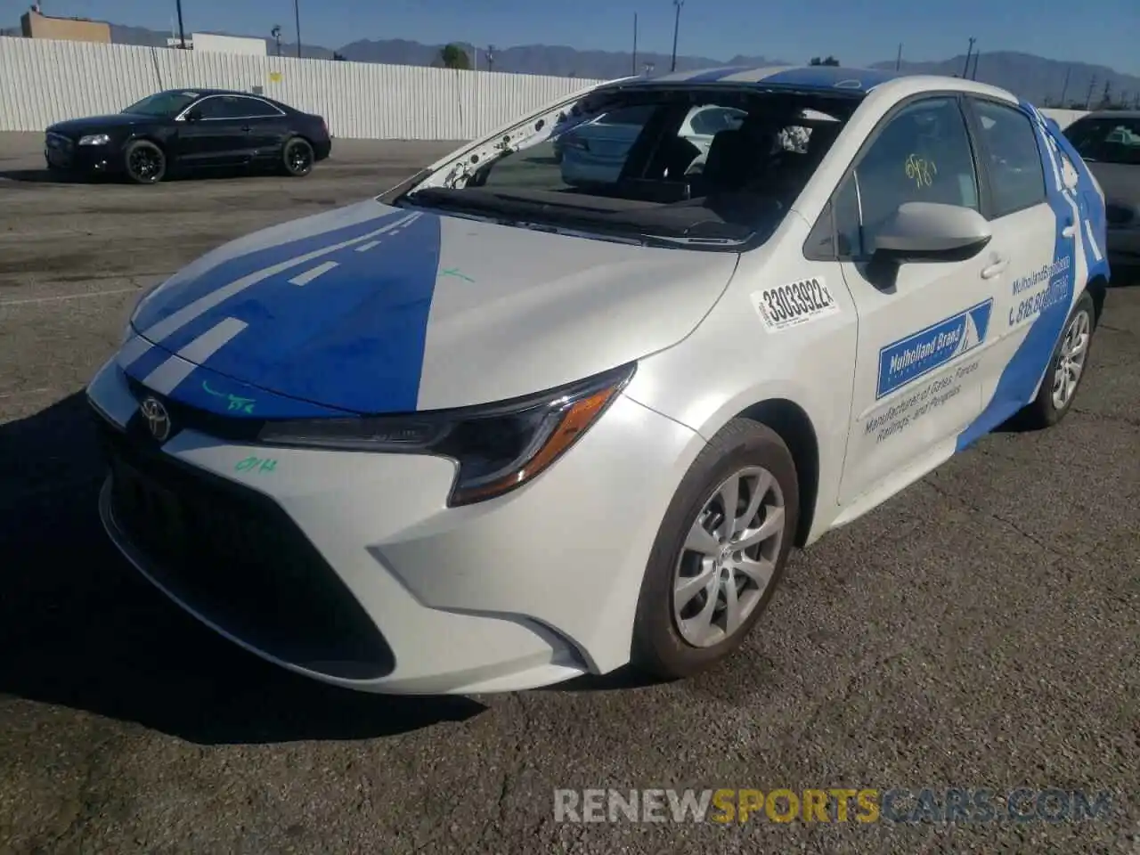 2 Photograph of a damaged car 5YFEPMAE6MP229751 TOYOTA COROLLA 2021