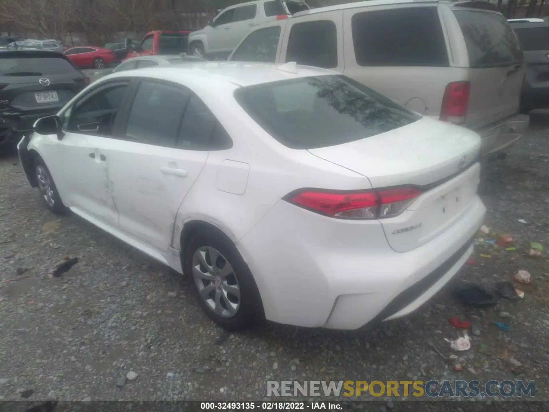 3 Photograph of a damaged car 5YFEPMAE6MP230432 TOYOTA COROLLA 2021