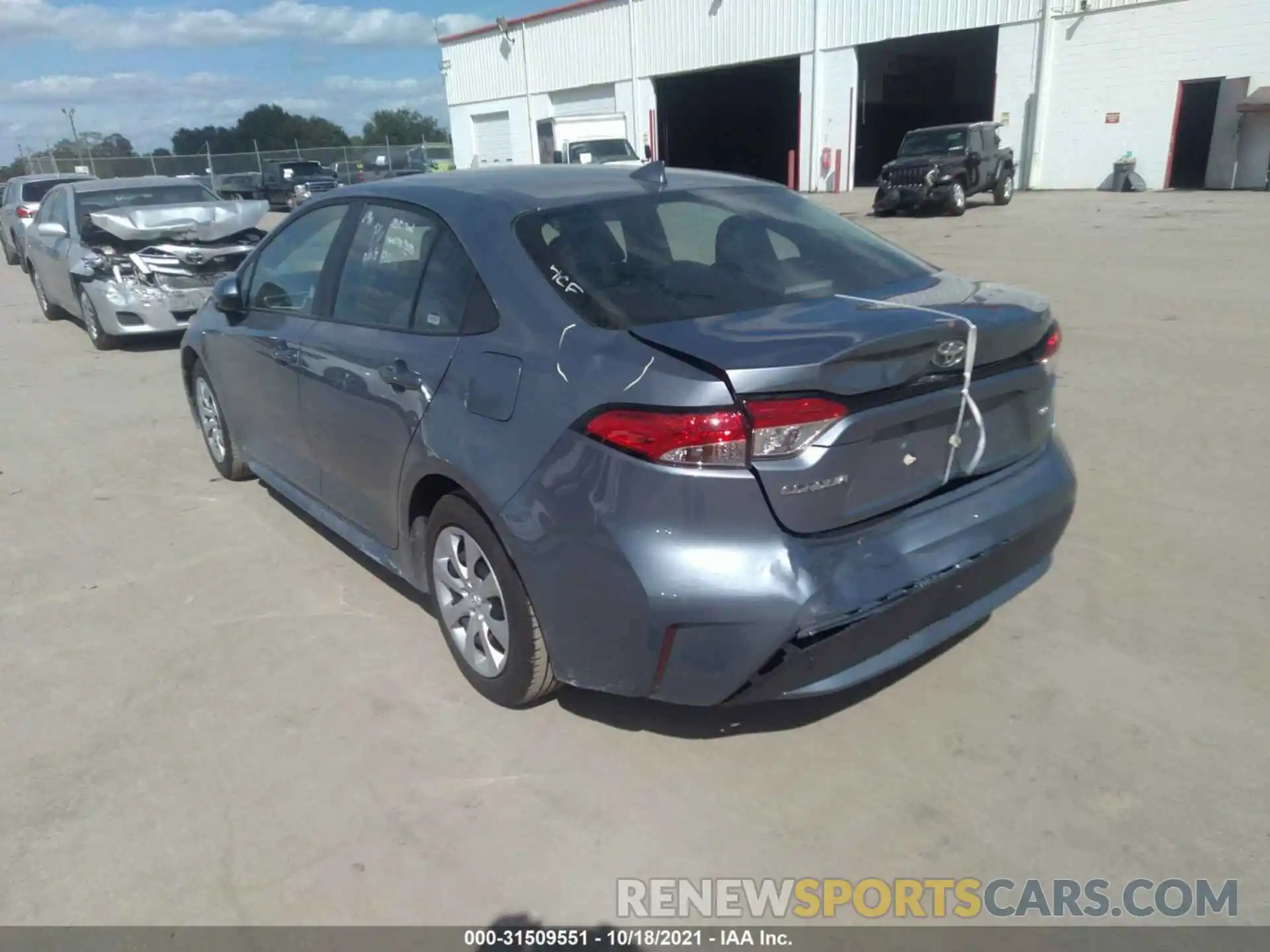 3 Photograph of a damaged car 5YFEPMAE6MP230687 TOYOTA COROLLA 2021