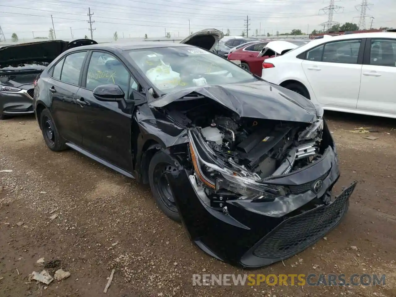 1 Photograph of a damaged car 5YFEPMAE6MP230947 TOYOTA COROLLA 2021