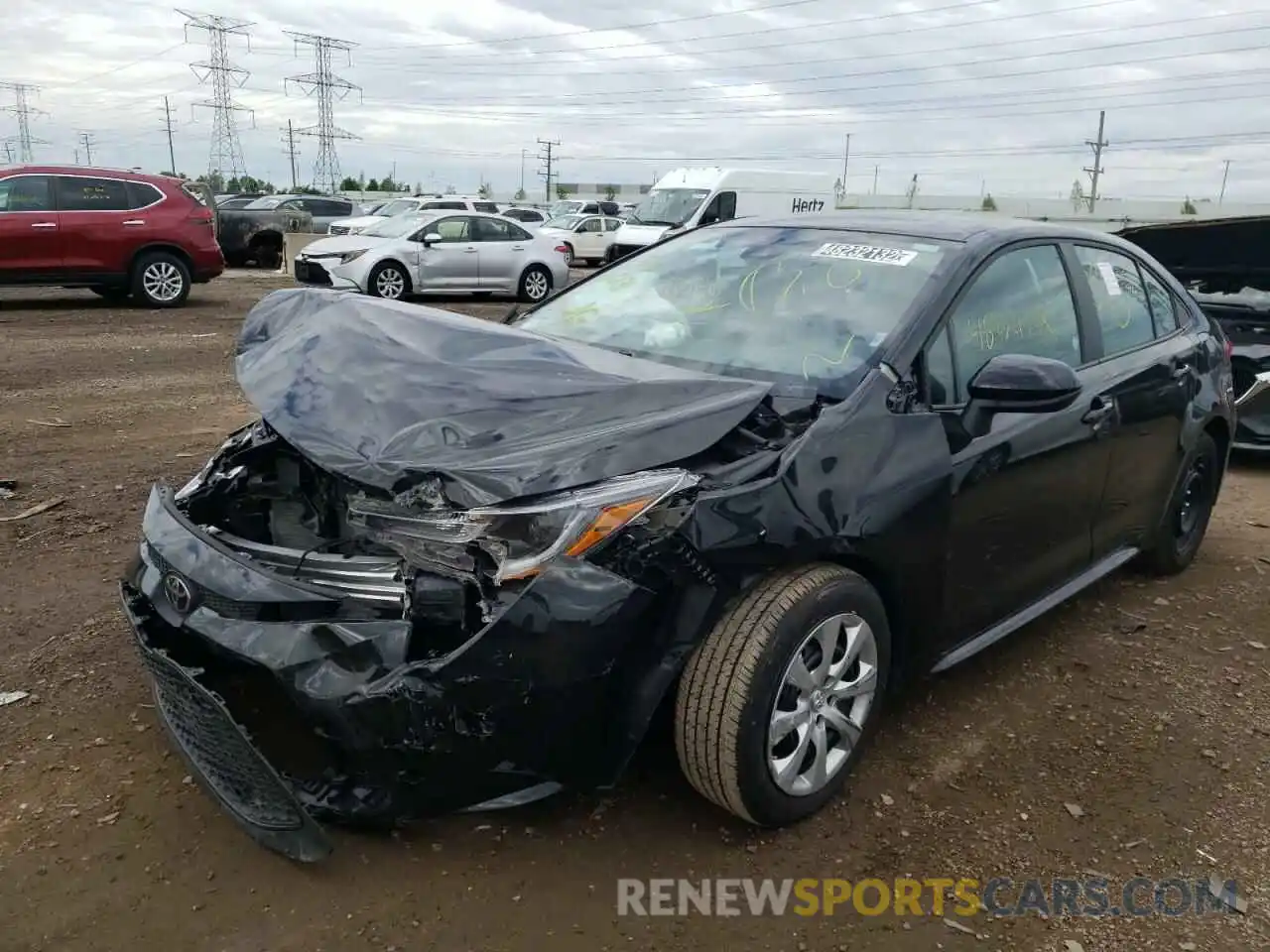 2 Photograph of a damaged car 5YFEPMAE6MP230947 TOYOTA COROLLA 2021