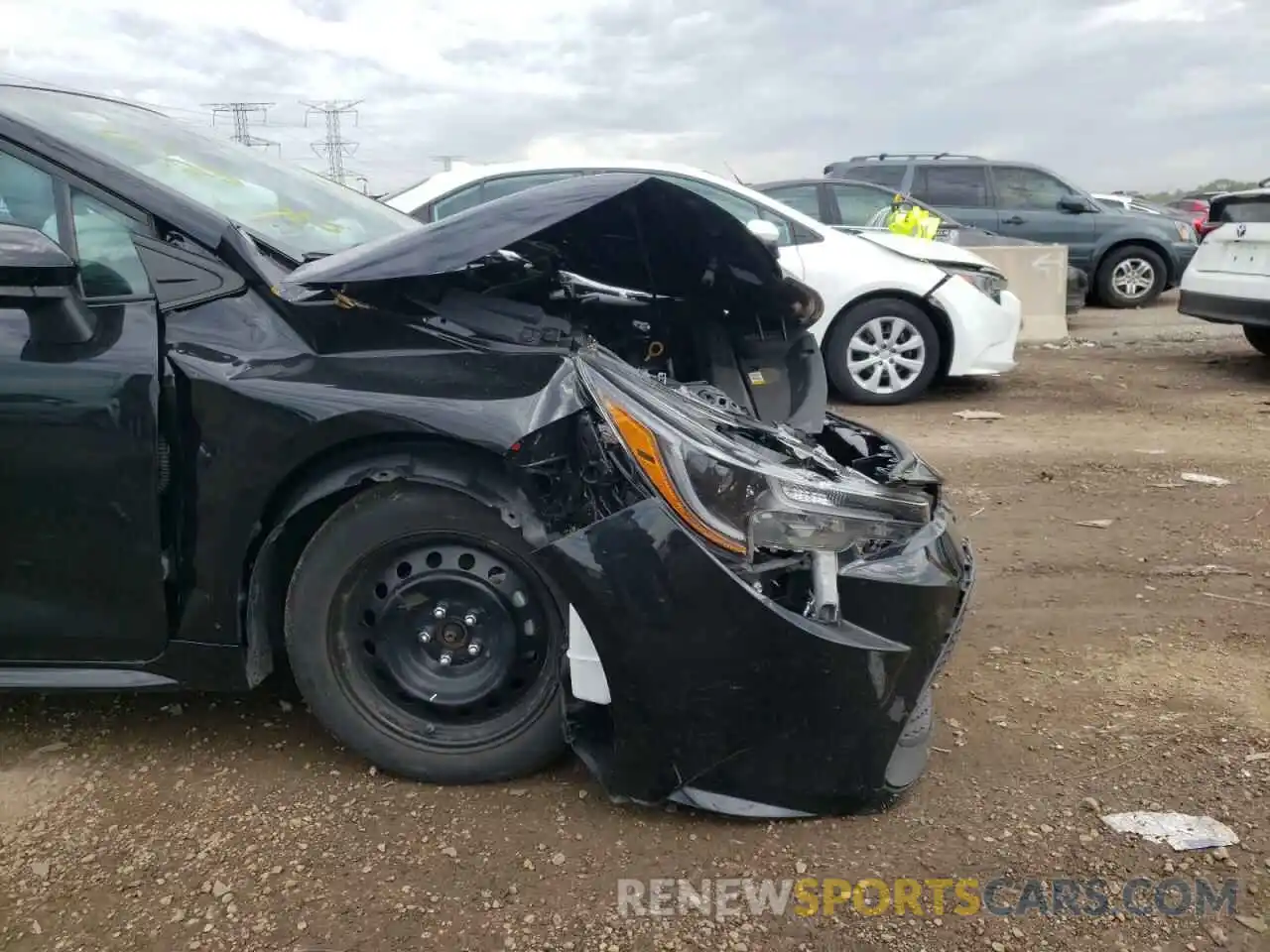 9 Photograph of a damaged car 5YFEPMAE6MP230947 TOYOTA COROLLA 2021