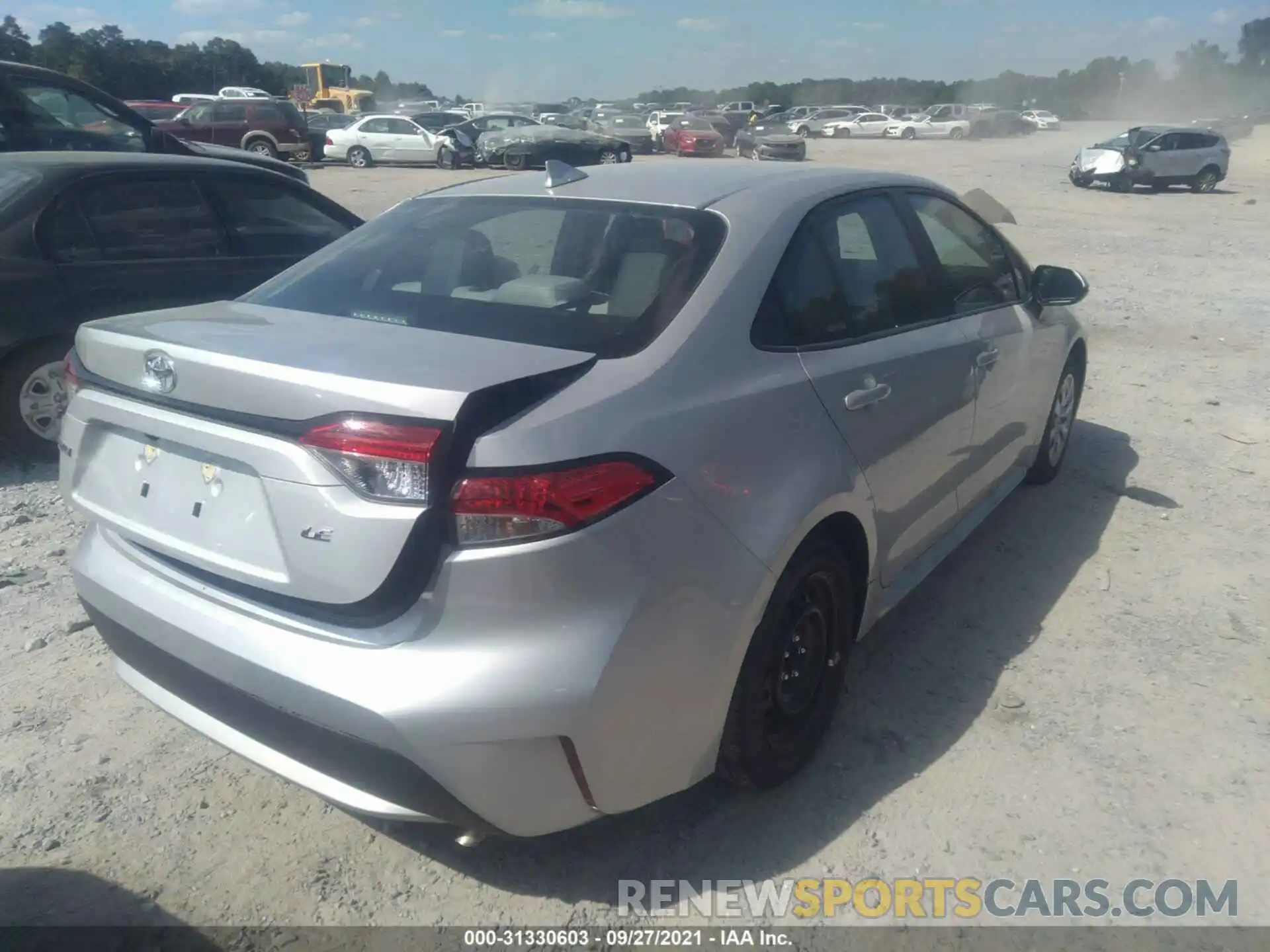 4 Photograph of a damaged car 5YFEPMAE6MP231175 TOYOTA COROLLA 2021