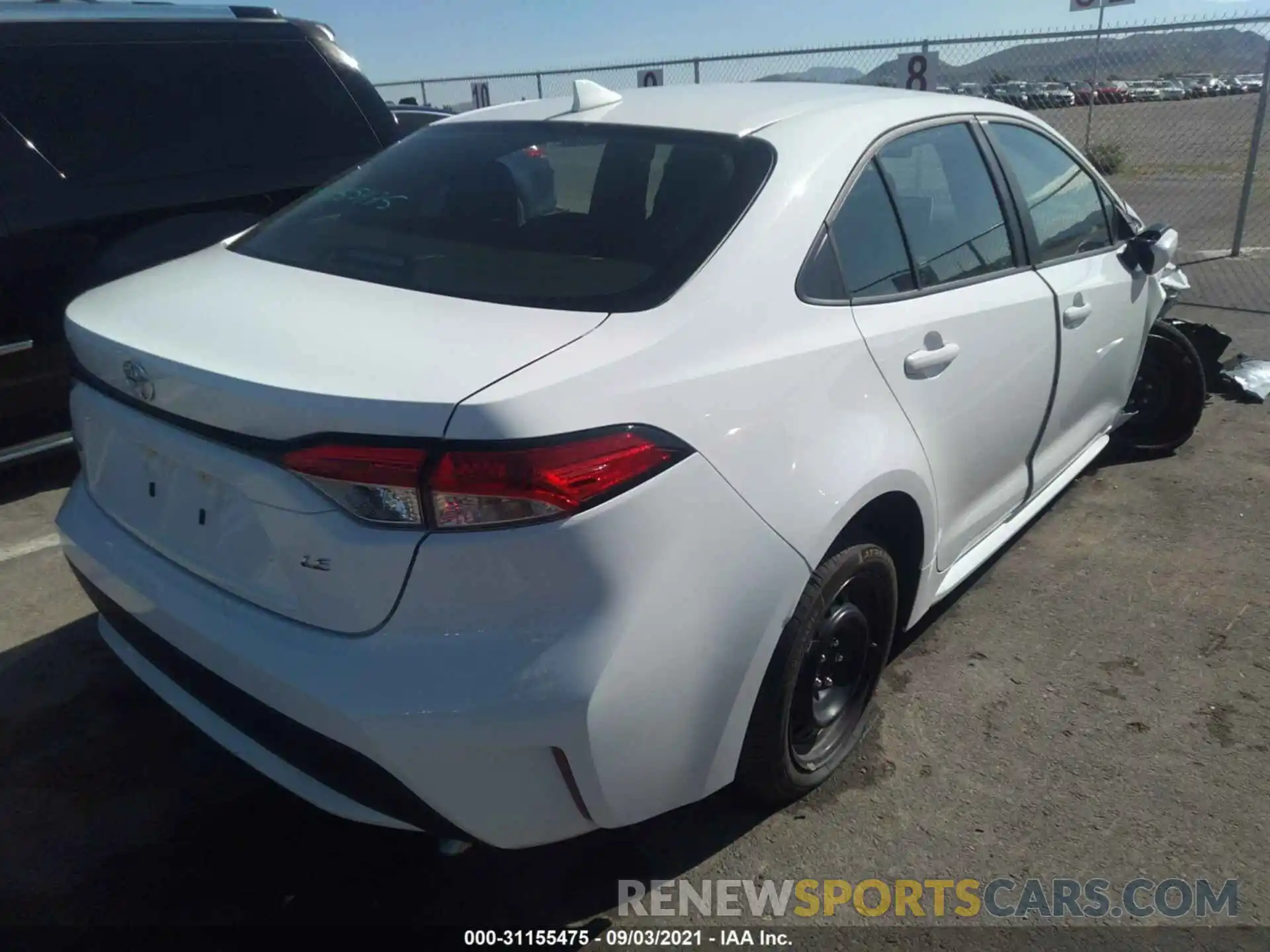 4 Photograph of a damaged car 5YFEPMAE6MP233069 TOYOTA COROLLA 2021