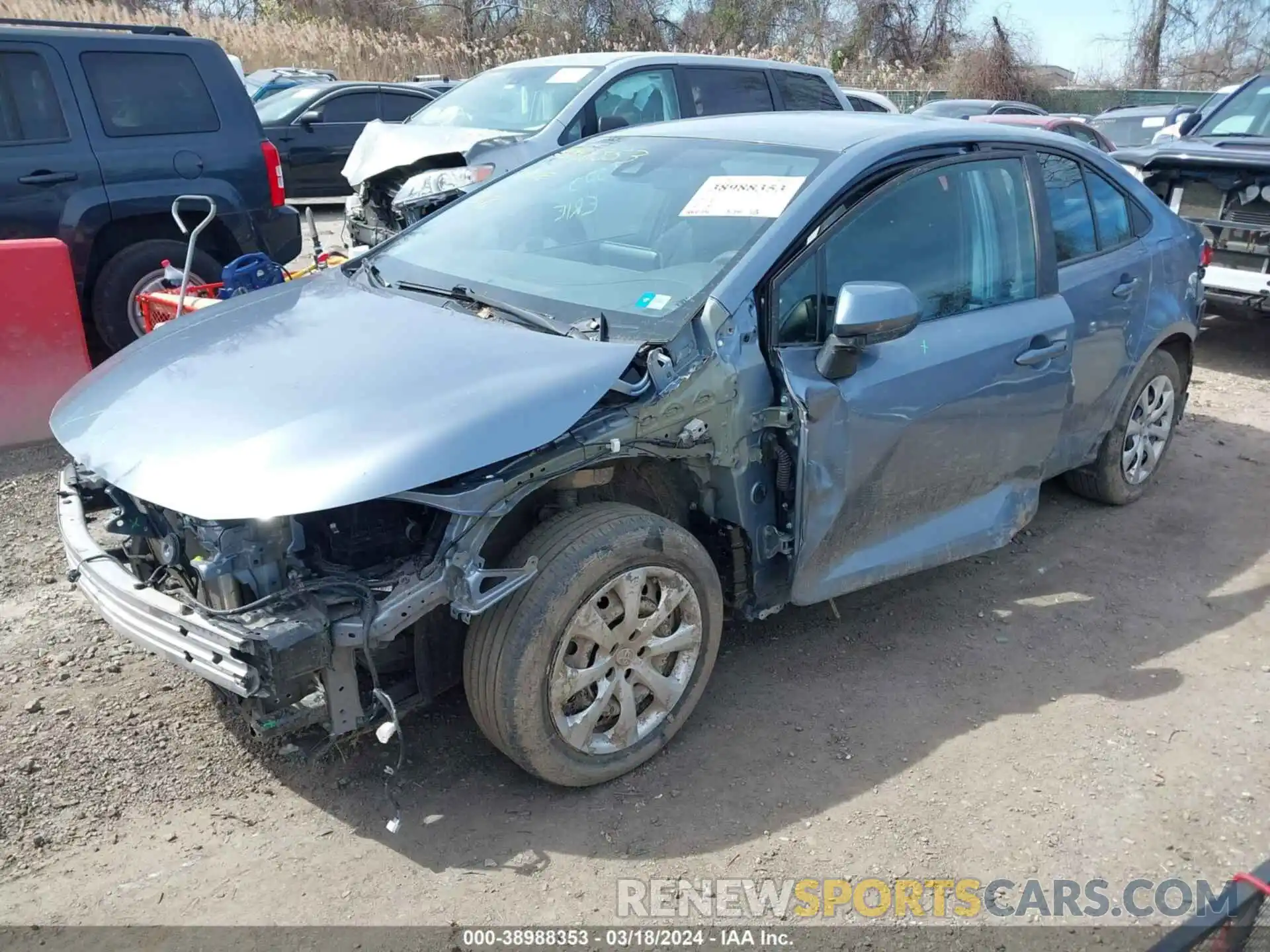 2 Photograph of a damaged car 5YFEPMAE6MP234089 TOYOTA COROLLA 2021