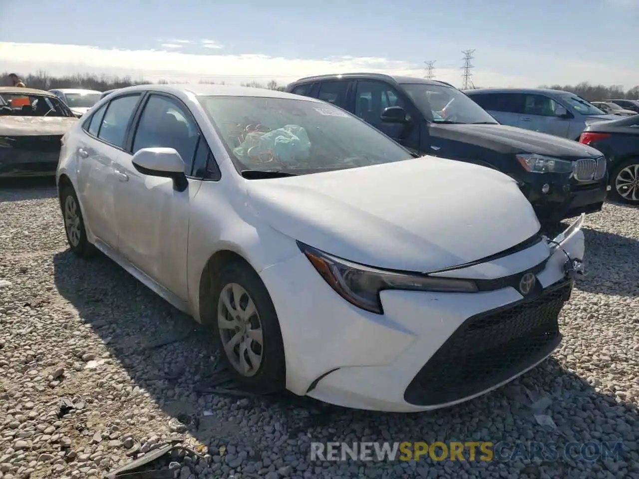 1 Photograph of a damaged car 5YFEPMAE6MP234996 TOYOTA COROLLA 2021