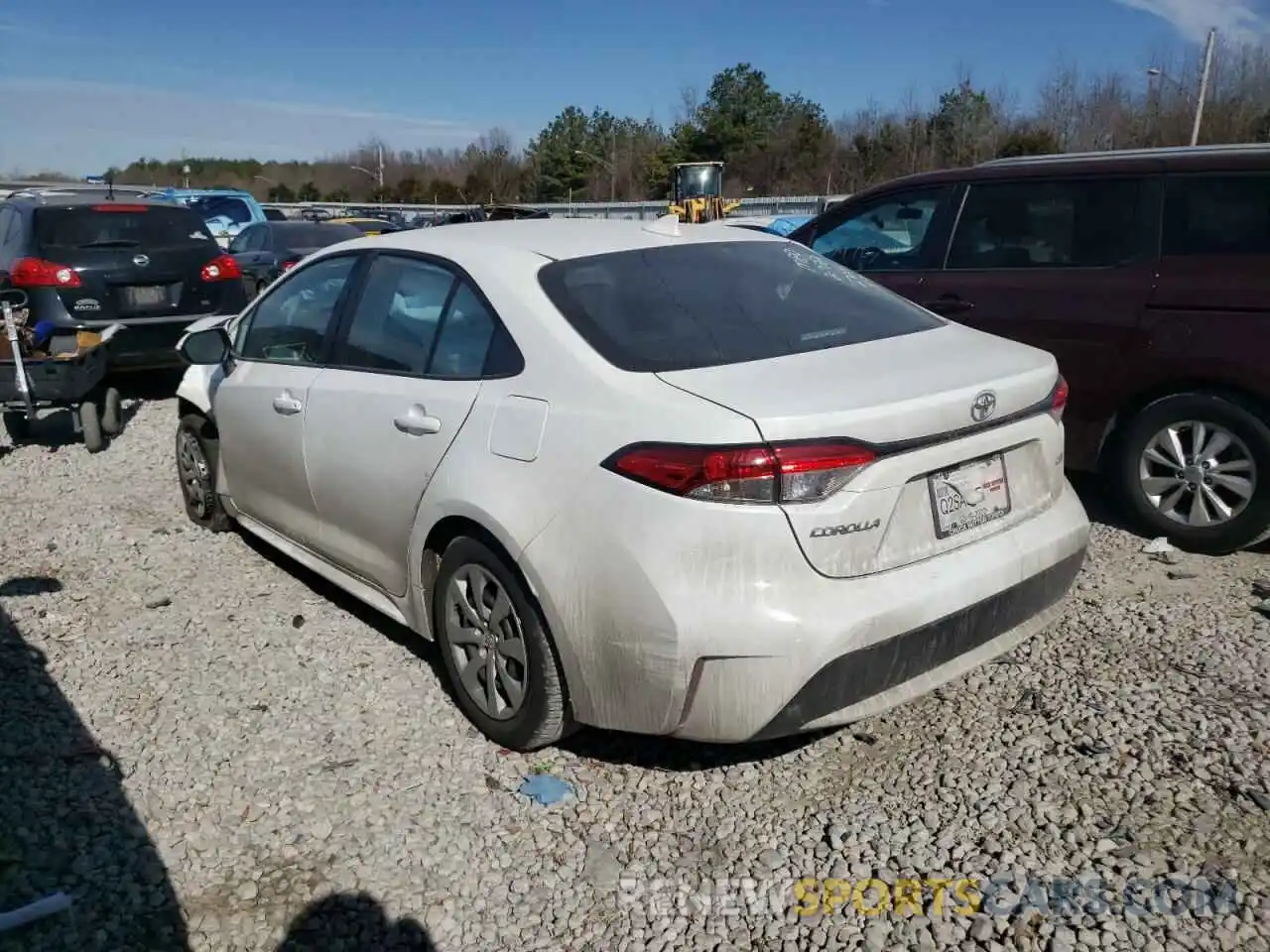 3 Photograph of a damaged car 5YFEPMAE6MP234996 TOYOTA COROLLA 2021