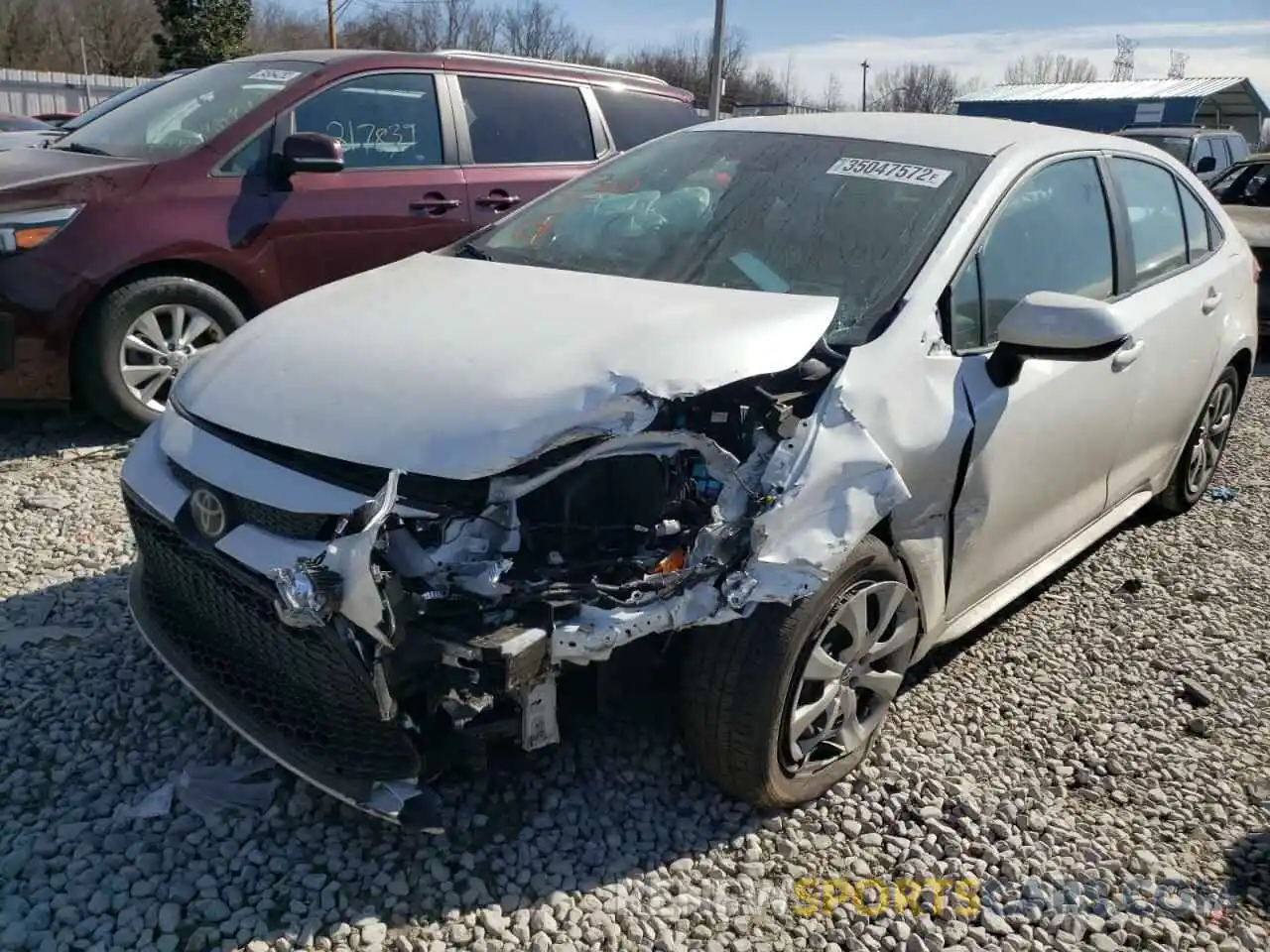 9 Photograph of a damaged car 5YFEPMAE6MP234996 TOYOTA COROLLA 2021