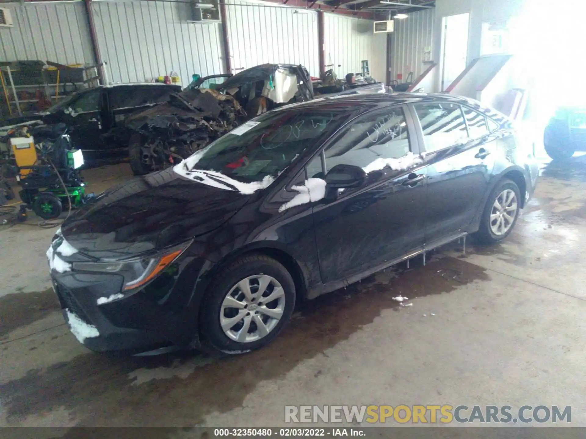 2 Photograph of a damaged car 5YFEPMAE6MP237462 TOYOTA COROLLA 2021