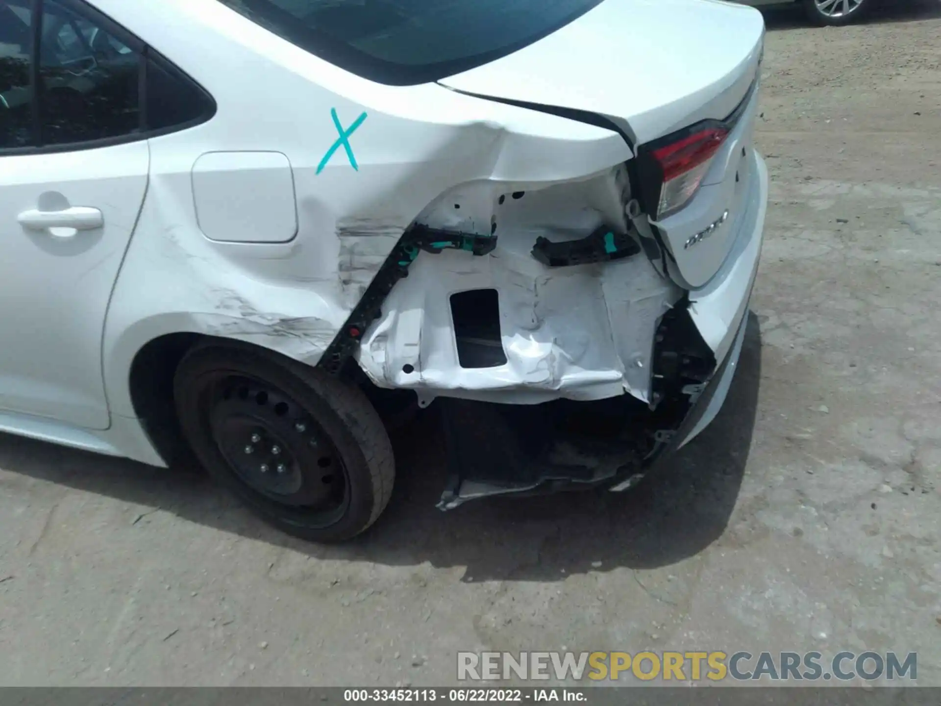 6 Photograph of a damaged car 5YFEPMAE6MP237641 TOYOTA COROLLA 2021