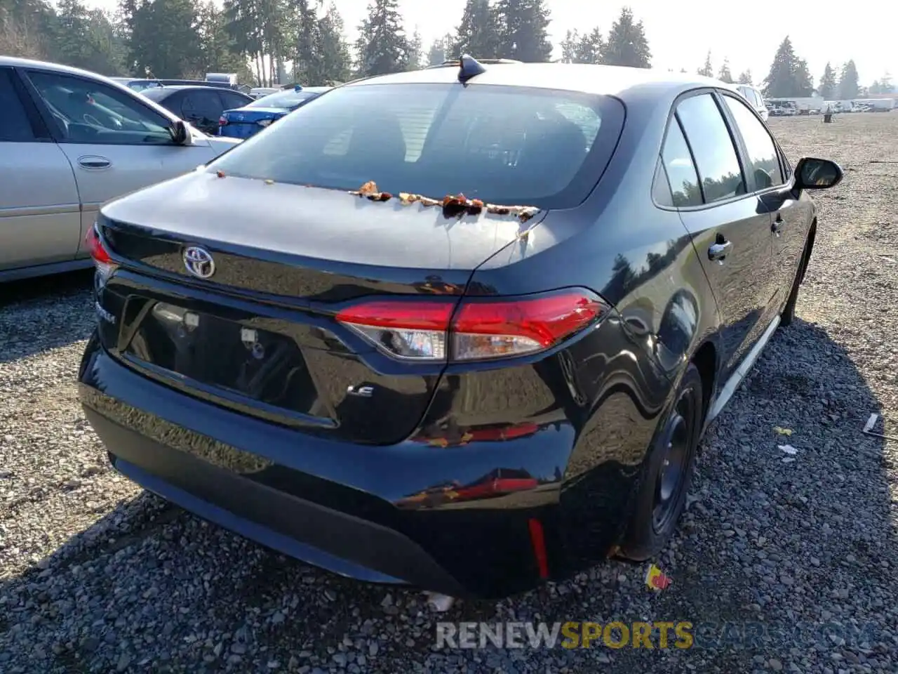 4 Photograph of a damaged car 5YFEPMAE6MP237784 TOYOTA COROLLA 2021