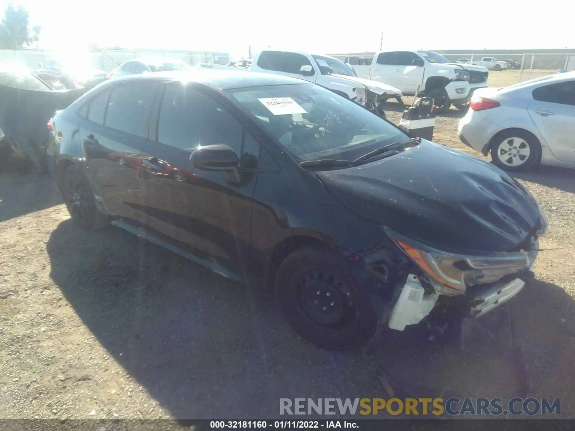 1 Photograph of a damaged car 5YFEPMAE6MP238403 TOYOTA COROLLA 2021