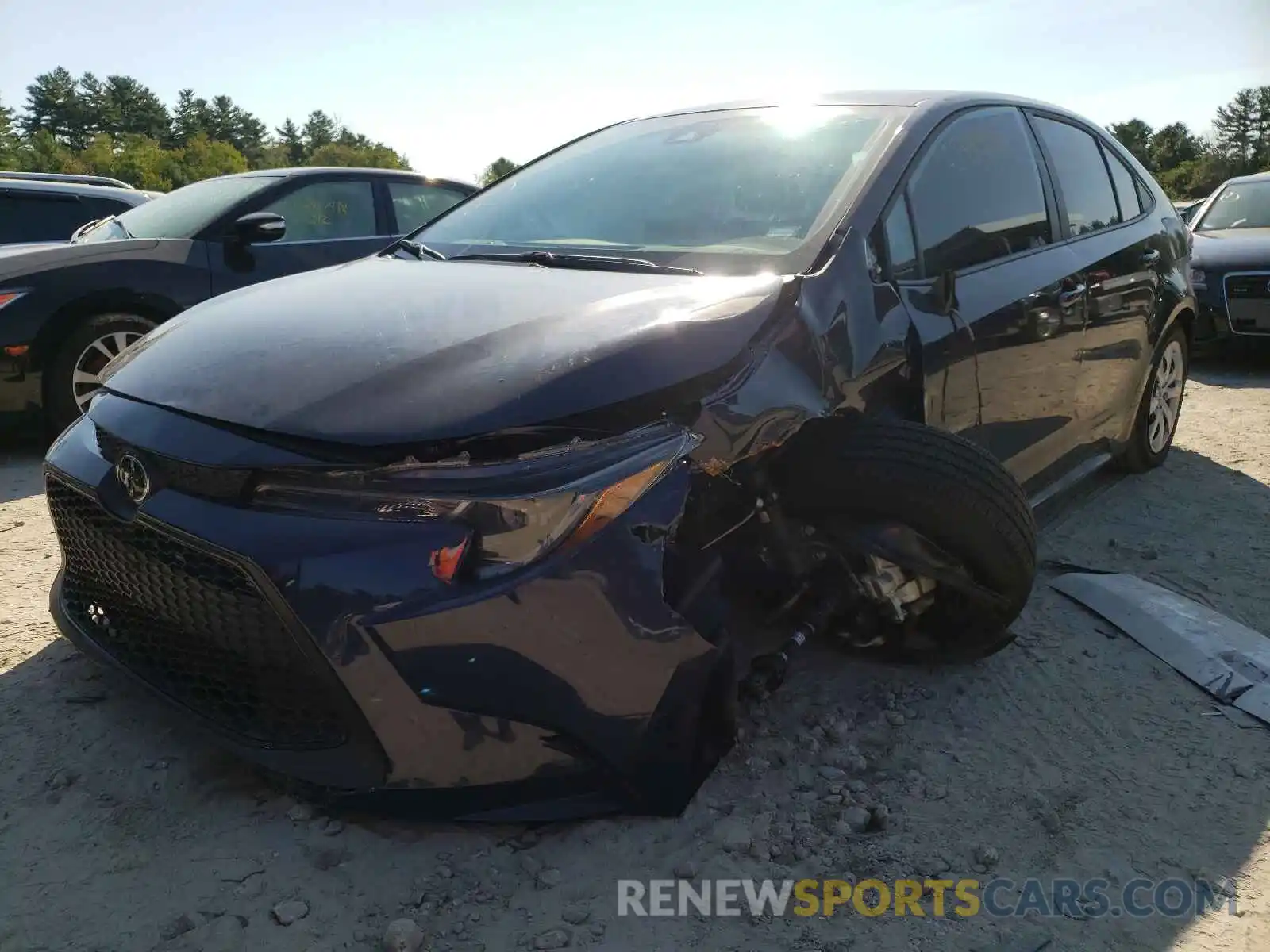 2 Photograph of a damaged car 5YFEPMAE6MP239969 TOYOTA COROLLA 2021