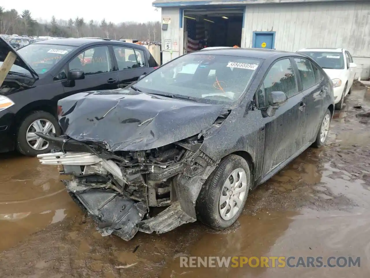 2 Photograph of a damaged car 5YFEPMAE6MP240054 TOYOTA COROLLA 2021