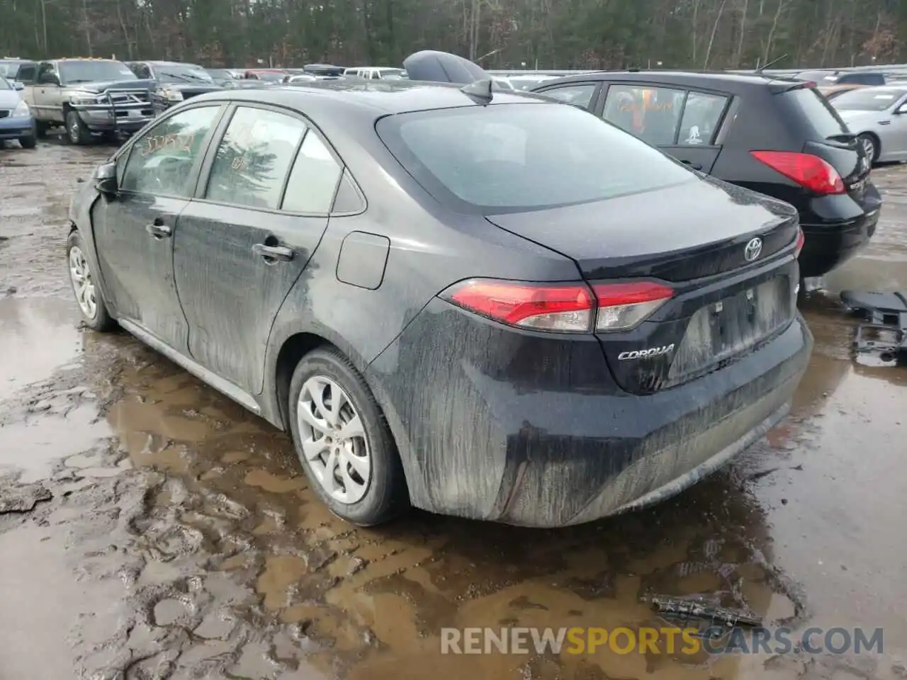 3 Photograph of a damaged car 5YFEPMAE6MP240054 TOYOTA COROLLA 2021