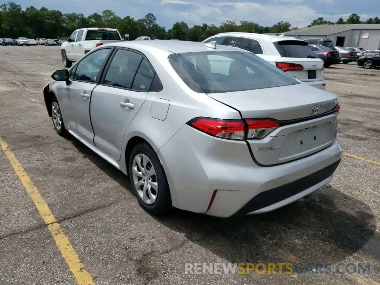 3 Photograph of a damaged car 5YFEPMAE6MP242807 TOYOTA COROLLA 2021