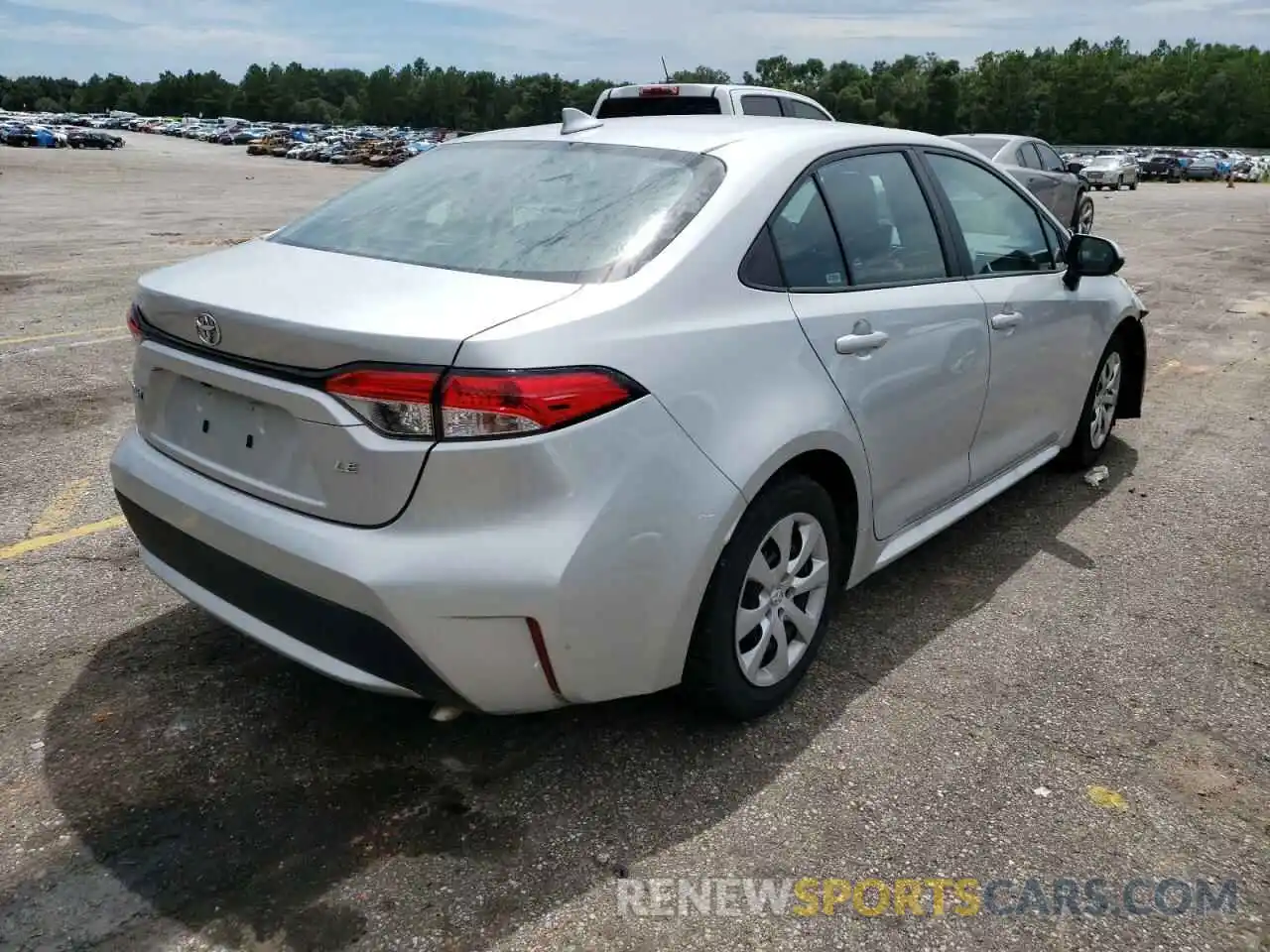 4 Photograph of a damaged car 5YFEPMAE6MP242807 TOYOTA COROLLA 2021