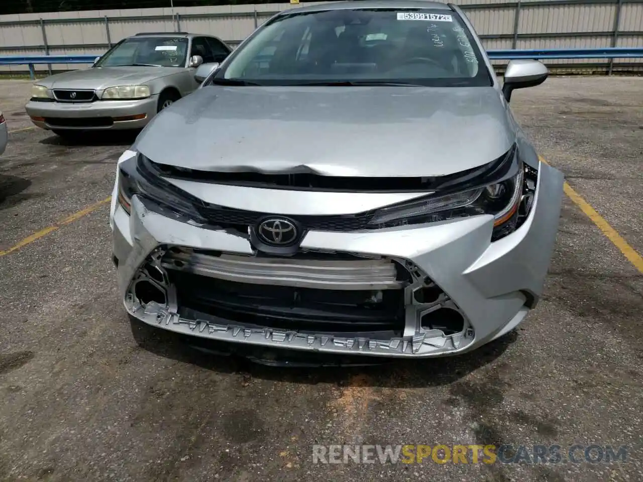 9 Photograph of a damaged car 5YFEPMAE6MP242807 TOYOTA COROLLA 2021