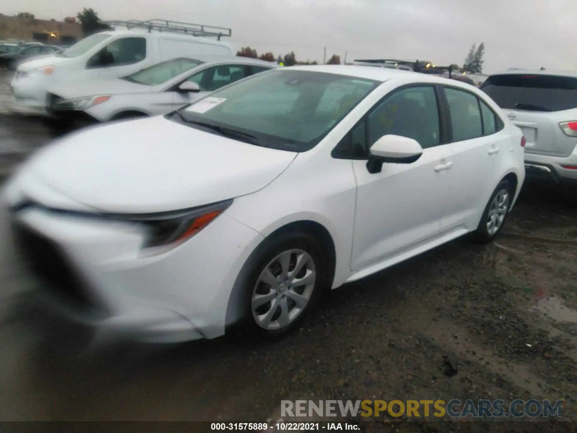 2 Photograph of a damaged car 5YFEPMAE6MP243732 TOYOTA COROLLA 2021