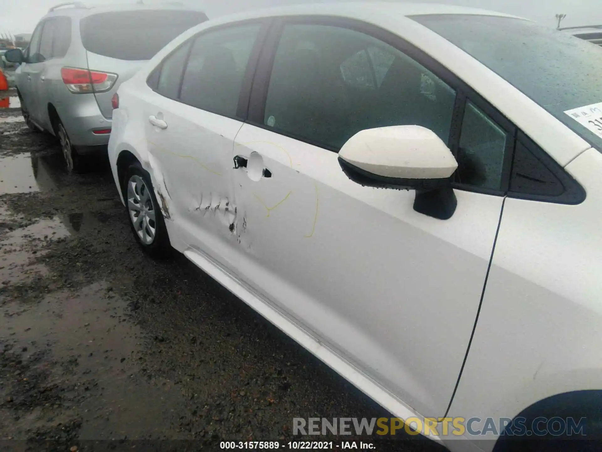 6 Photograph of a damaged car 5YFEPMAE6MP243732 TOYOTA COROLLA 2021