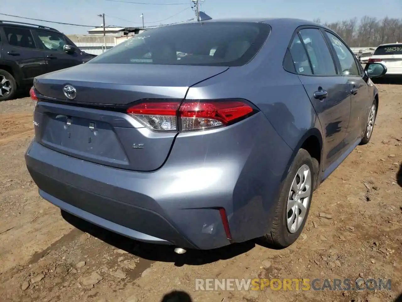 4 Photograph of a damaged car 5YFEPMAE6MP243939 TOYOTA COROLLA 2021