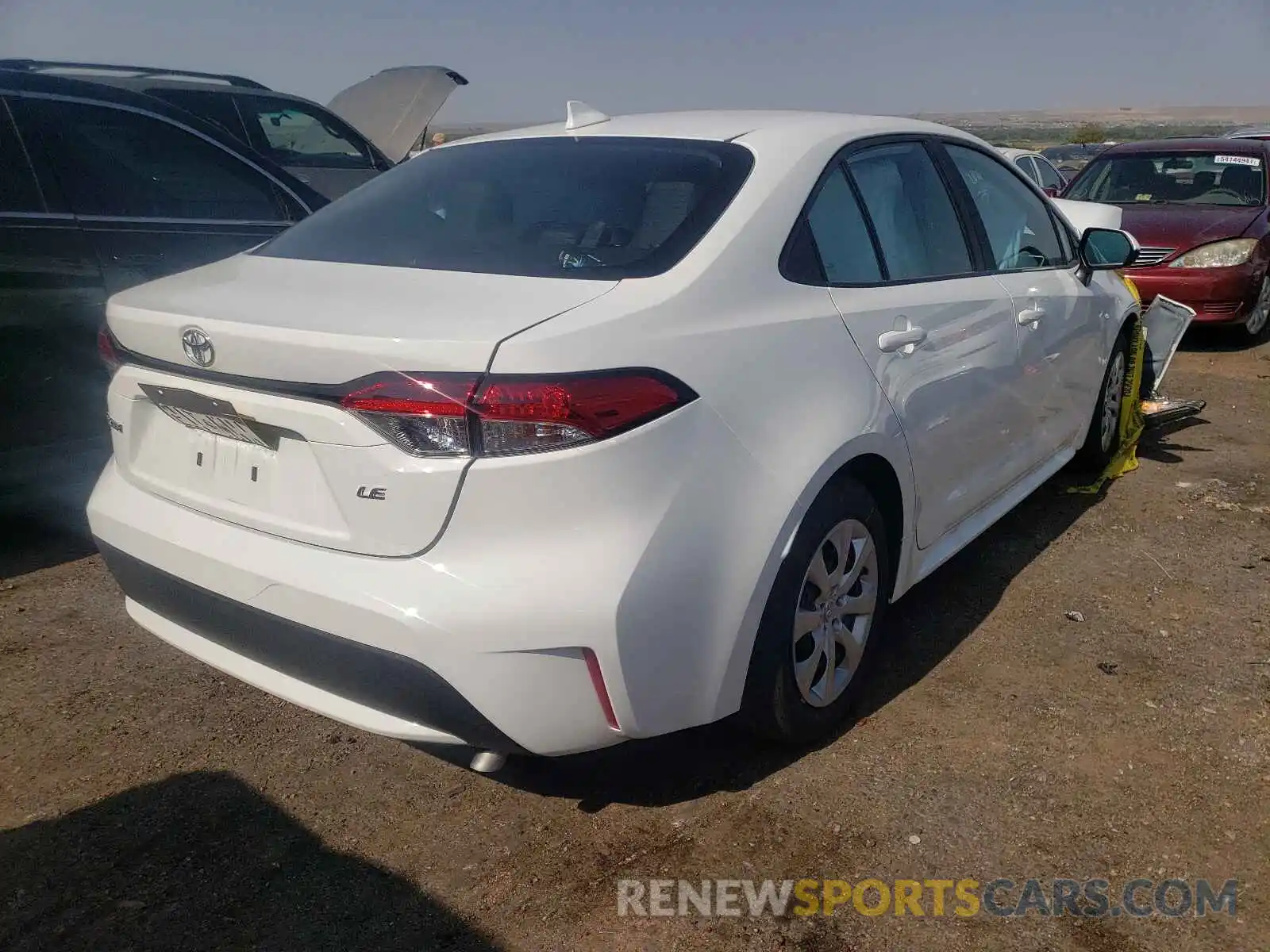 4 Photograph of a damaged car 5YFEPMAE6MP244864 TOYOTA COROLLA 2021