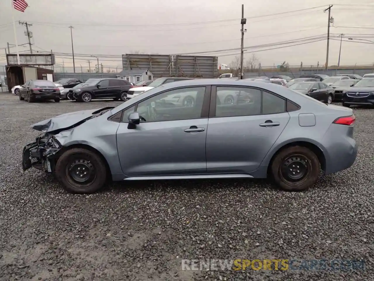 13 Photograph of a damaged car 5YFEPMAE6MP245058 TOYOTA COROLLA 2021