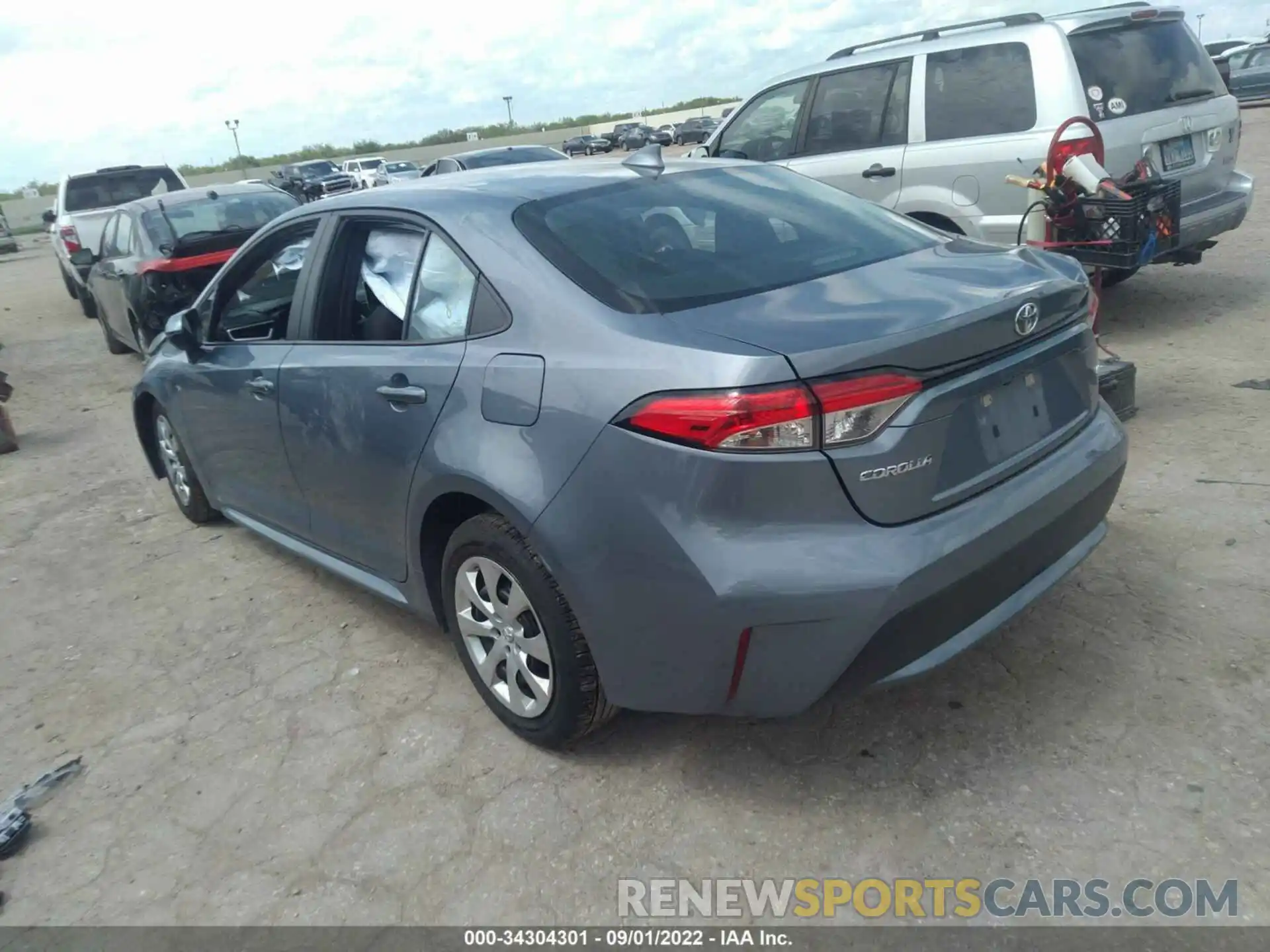 3 Photograph of a damaged car 5YFEPMAE6MP245481 TOYOTA COROLLA 2021