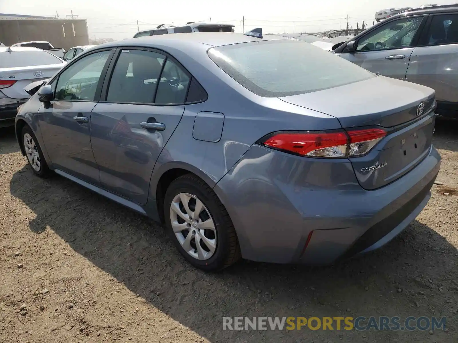 3 Photograph of a damaged car 5YFEPMAE6MP247277 TOYOTA COROLLA 2021