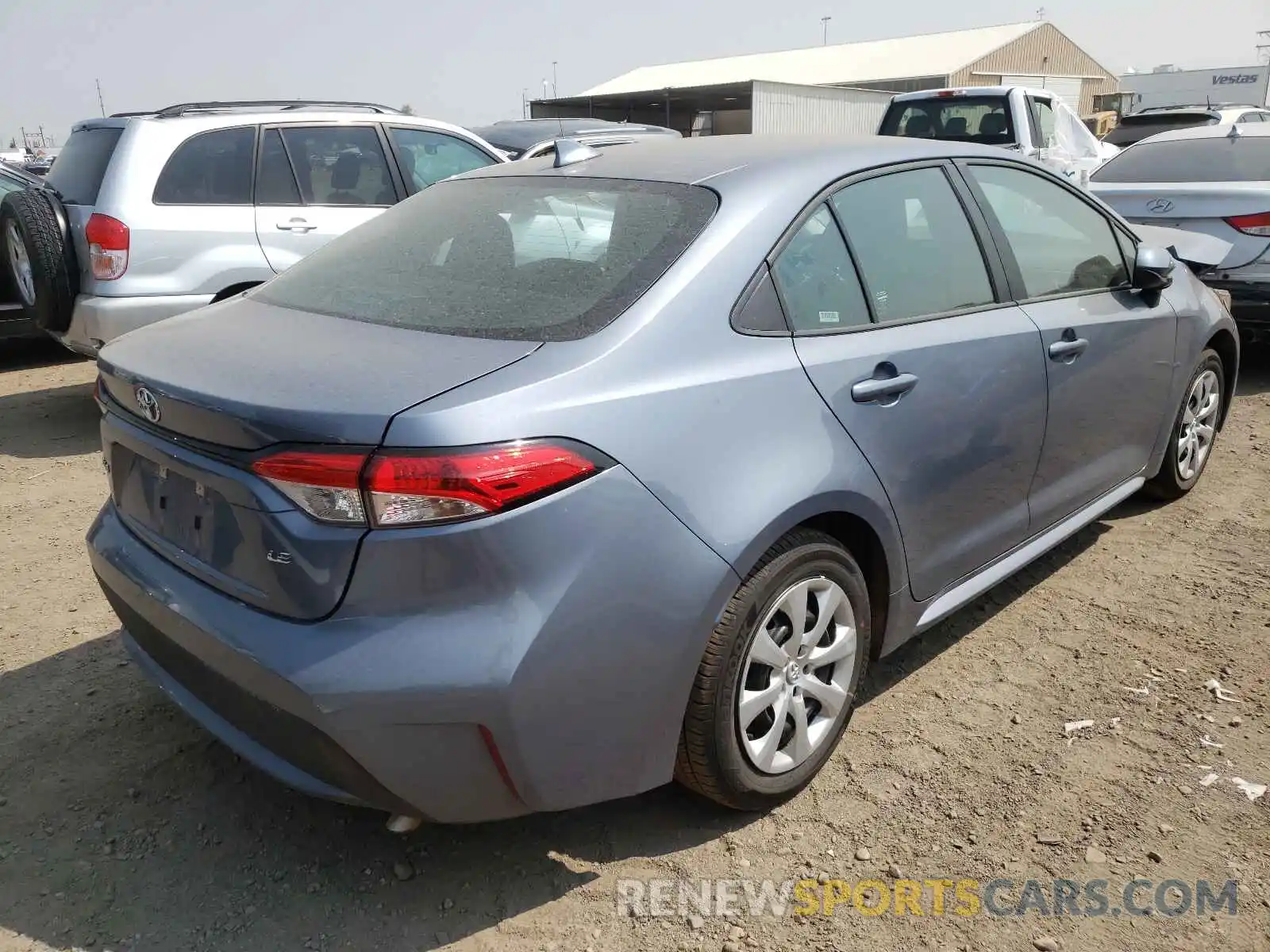 4 Photograph of a damaged car 5YFEPMAE6MP247277 TOYOTA COROLLA 2021