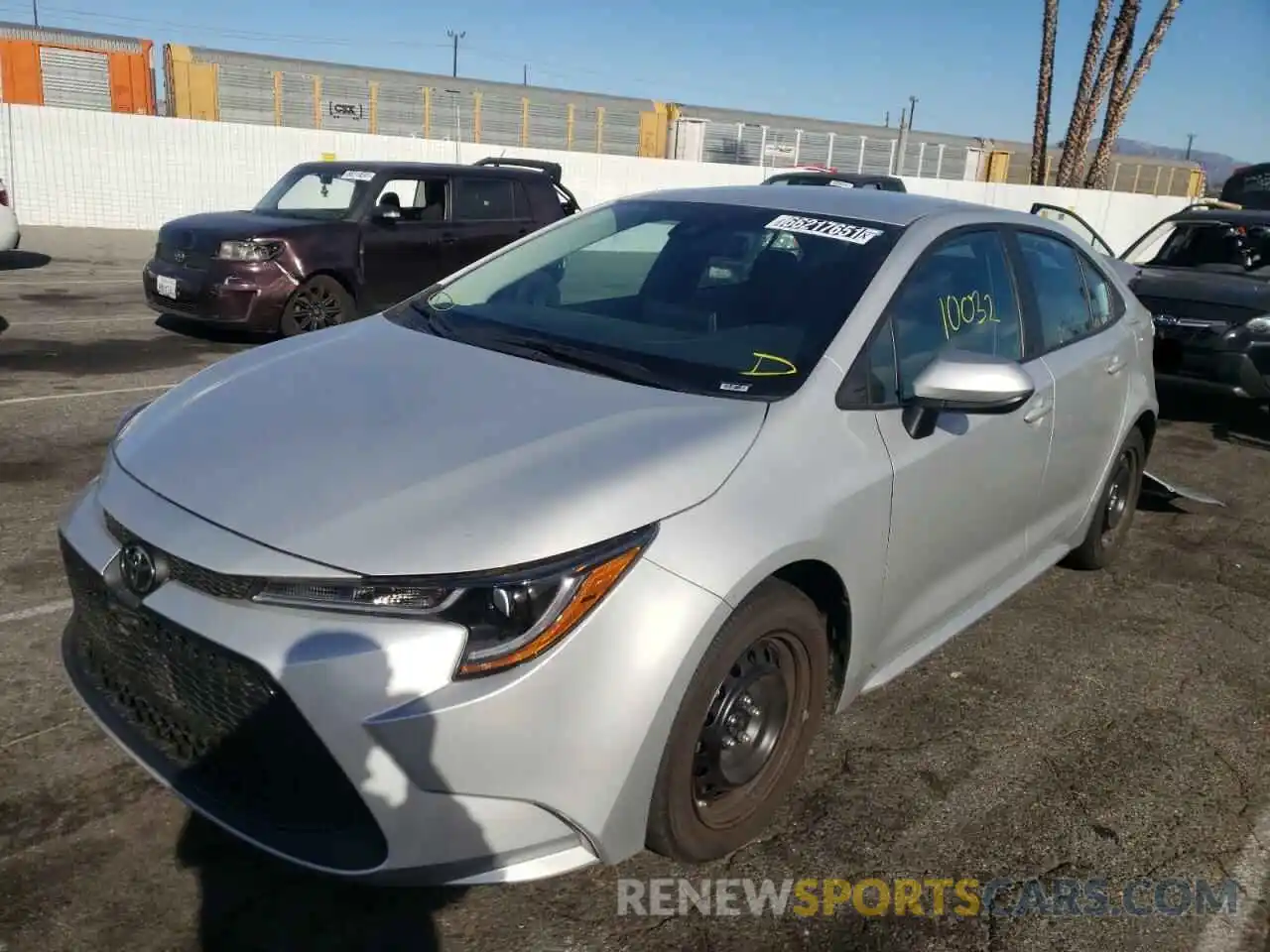 2 Photograph of a damaged car 5YFEPMAE6MP248610 TOYOTA COROLLA 2021