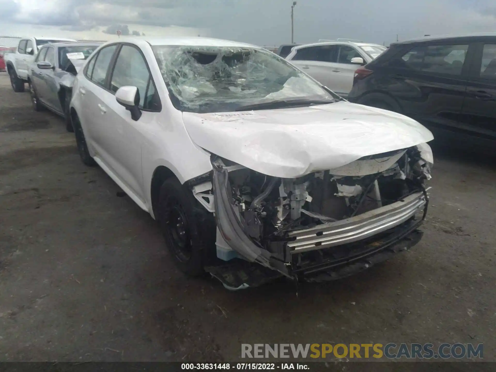 1 Photograph of a damaged car 5YFEPMAE6MP250261 TOYOTA COROLLA 2021