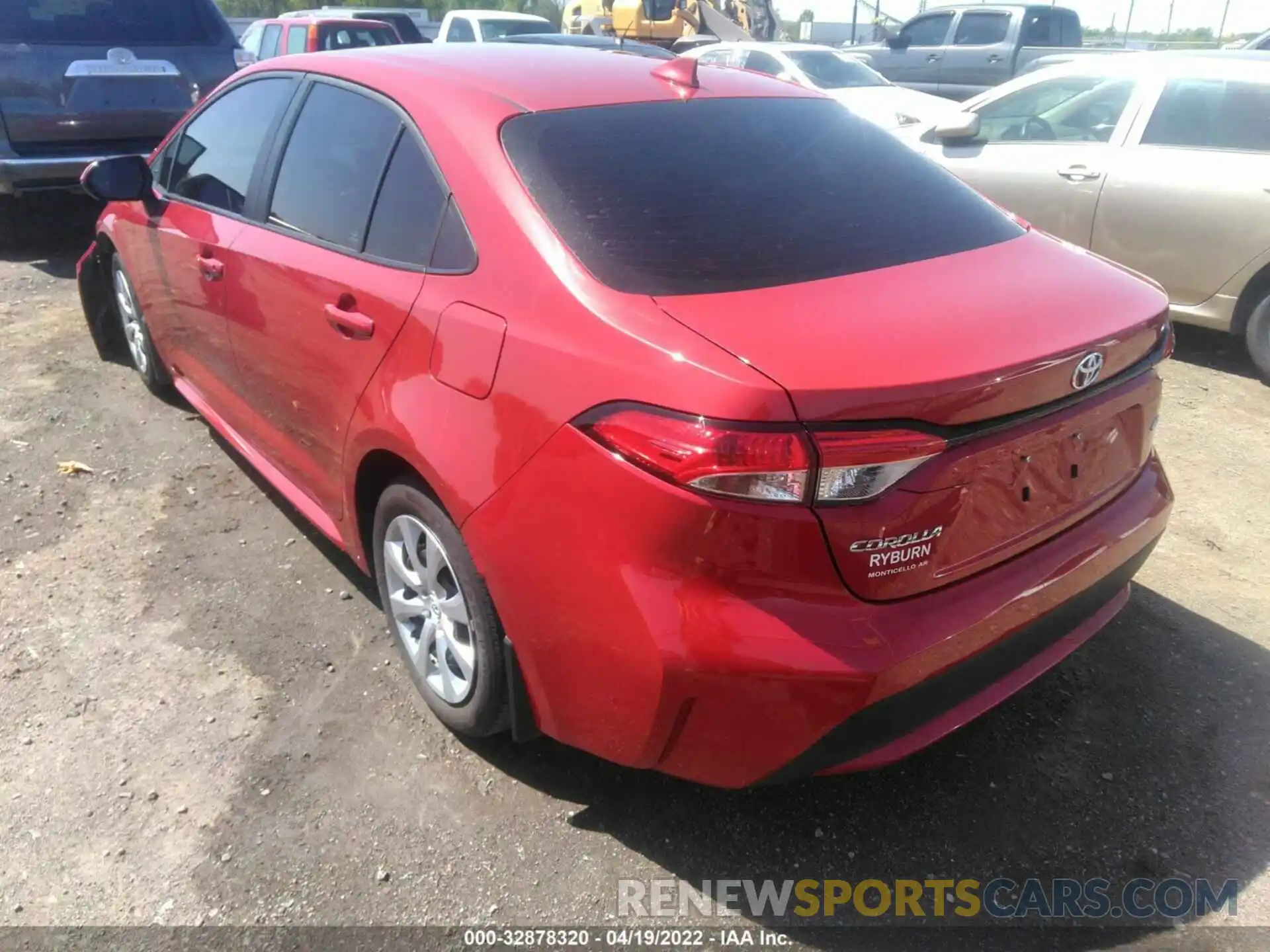 3 Photograph of a damaged car 5YFEPMAE6MP250454 TOYOTA COROLLA 2021