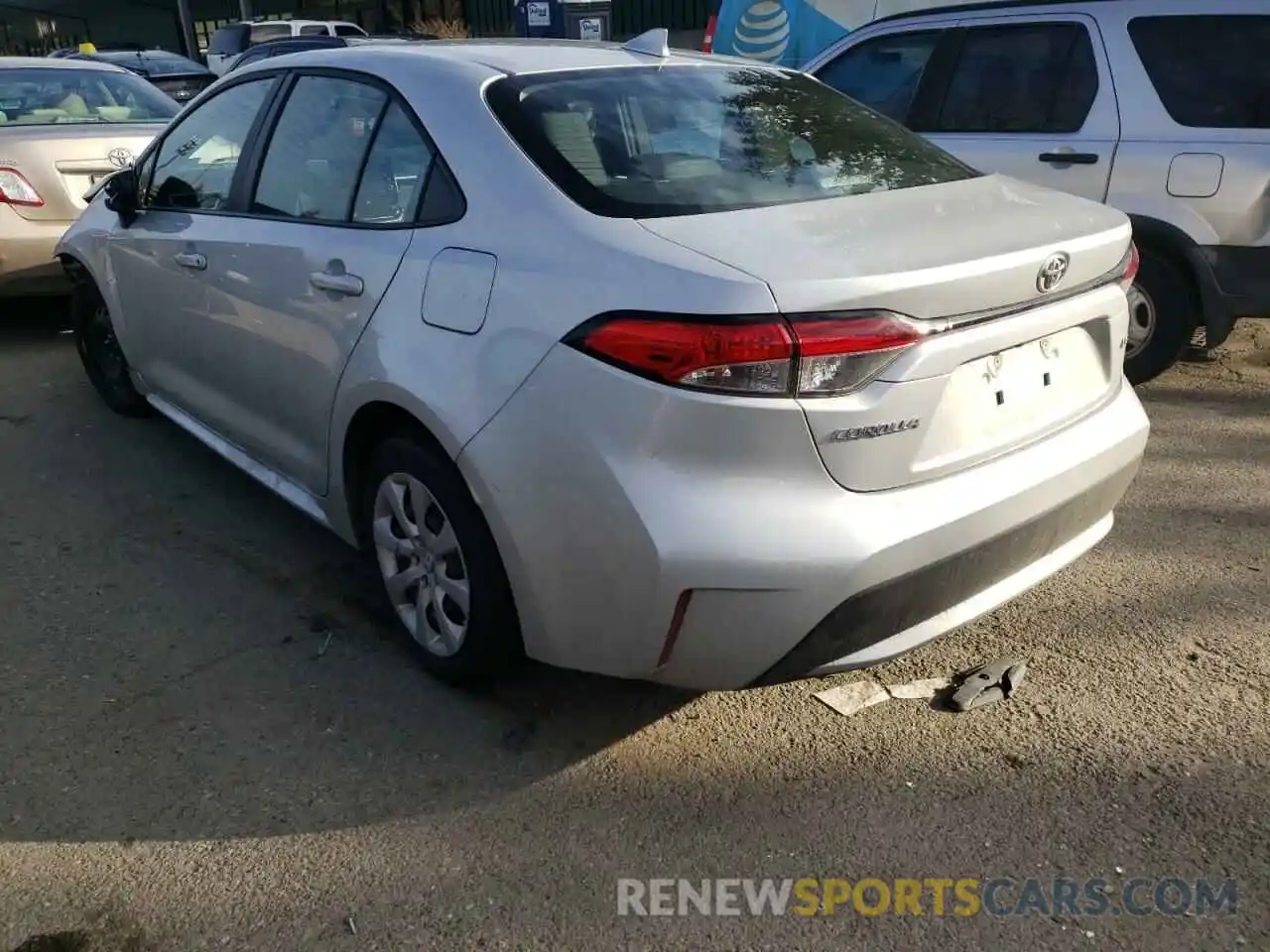 3 Photograph of a damaged car 5YFEPMAE6MP251619 TOYOTA COROLLA 2021