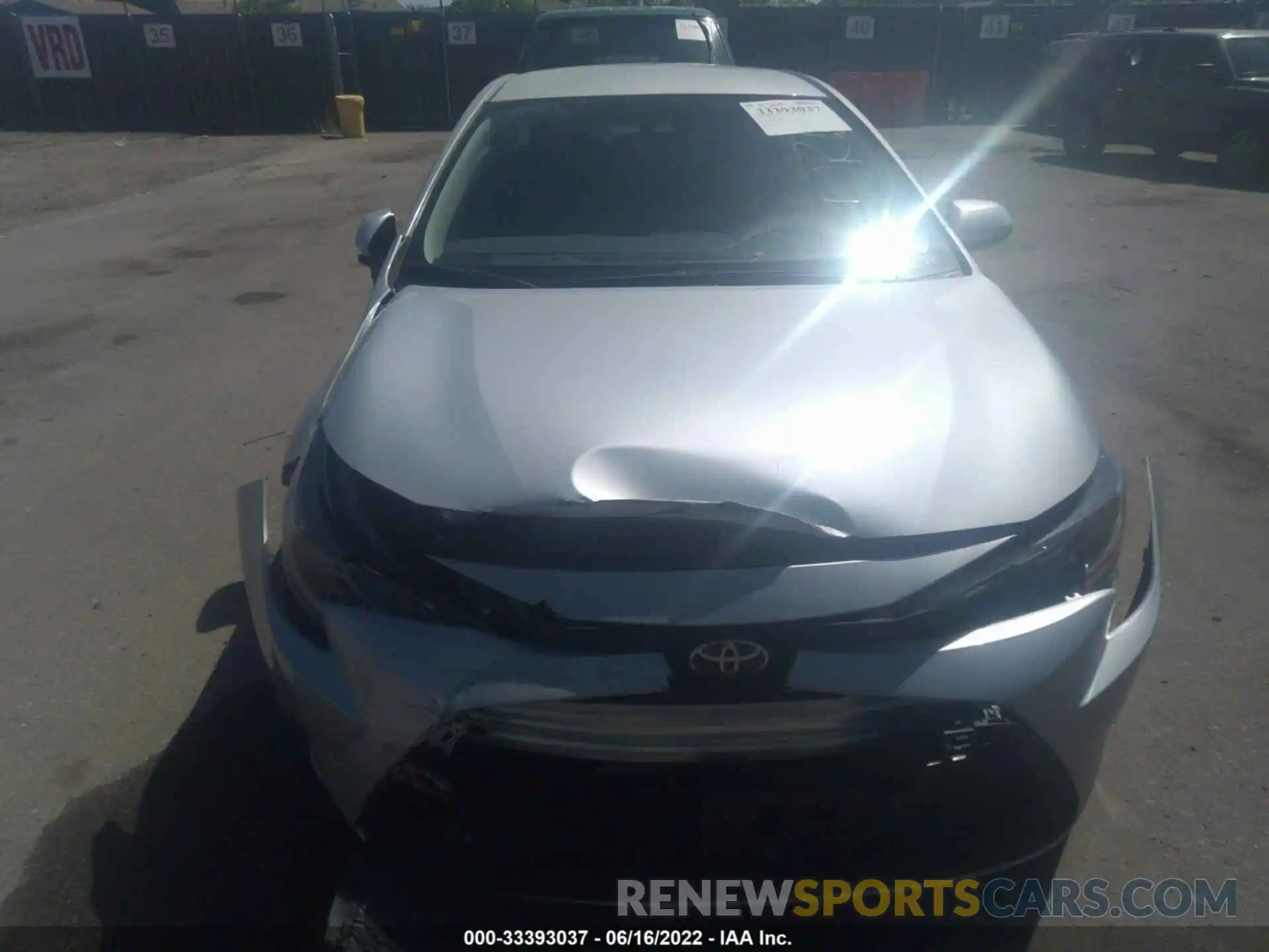 6 Photograph of a damaged car 5YFEPMAE6MP252124 TOYOTA COROLLA 2021