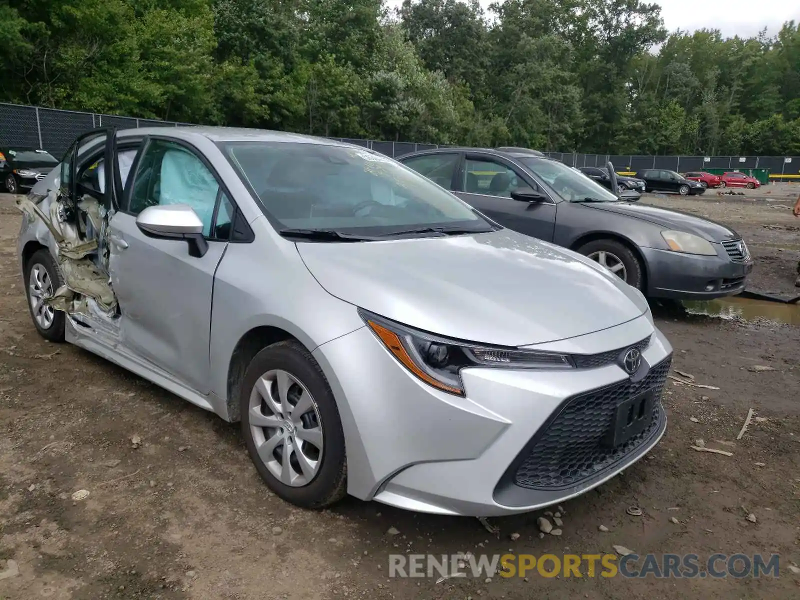 1 Photograph of a damaged car 5YFEPMAE6MP252141 TOYOTA COROLLA 2021