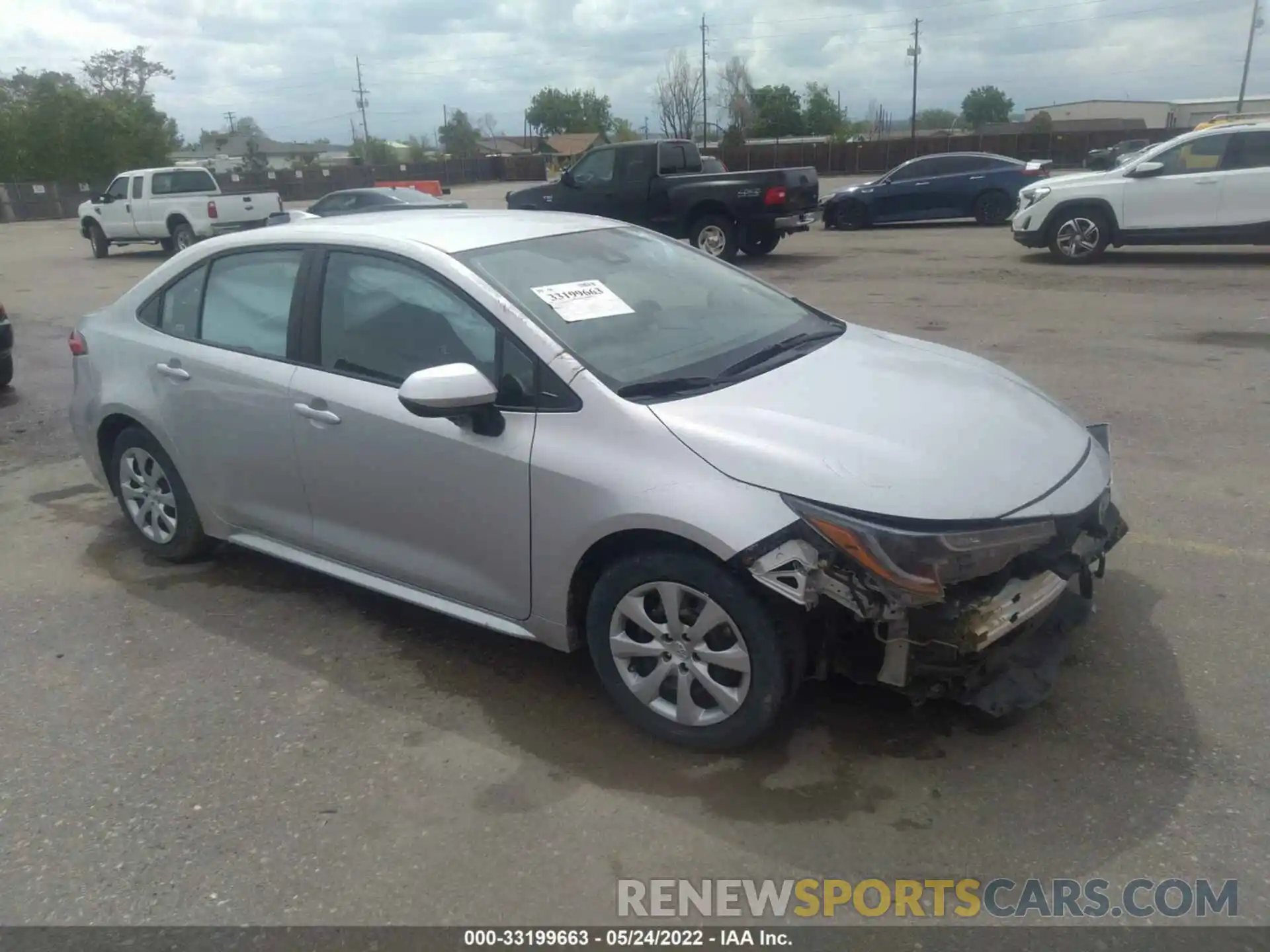 1 Photograph of a damaged car 5YFEPMAE6MP252611 TOYOTA COROLLA 2021