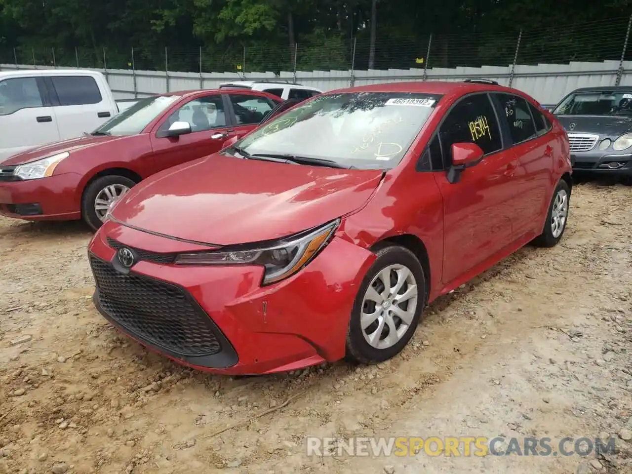 2 Photograph of a damaged car 5YFEPMAE6MP255203 TOYOTA COROLLA 2021