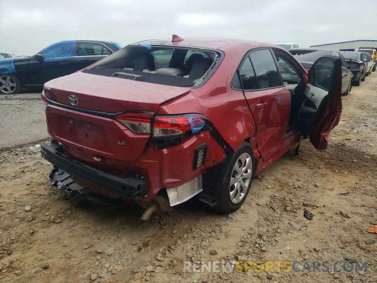 4 Photograph of a damaged car 5YFEPMAE6MP255203 TOYOTA COROLLA 2021