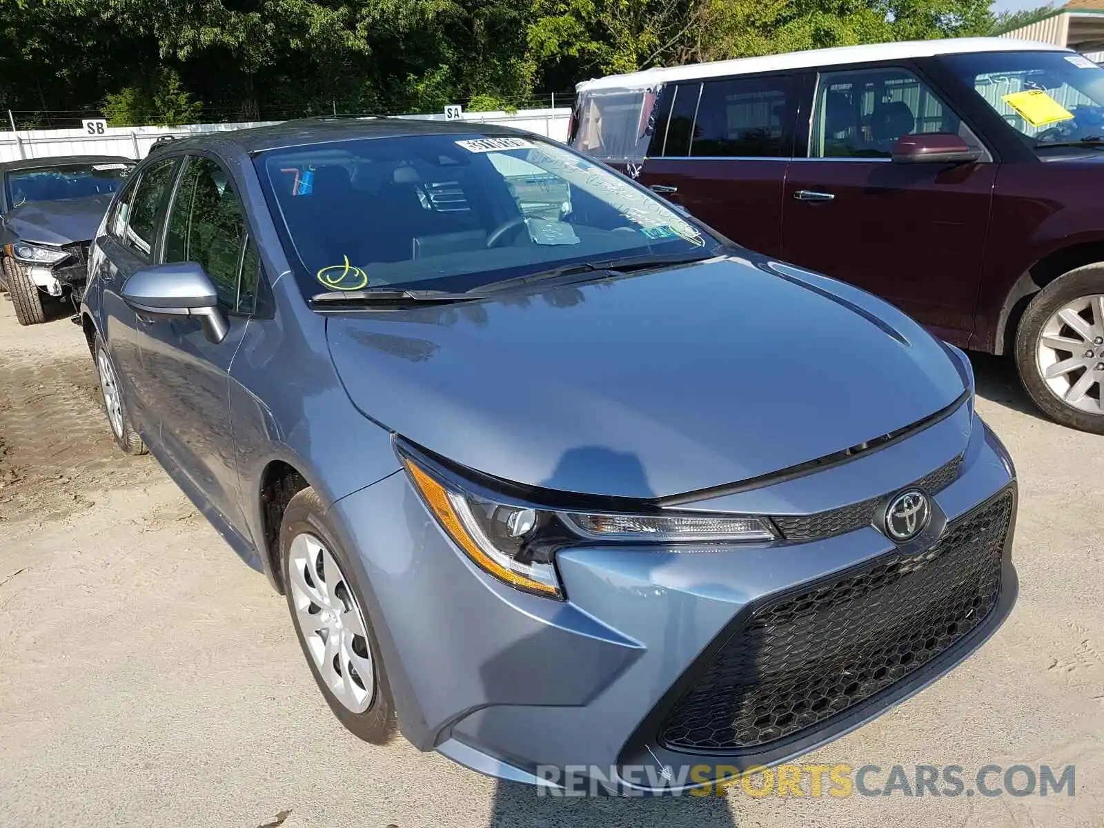 1 Photograph of a damaged car 5YFEPMAE6MP256027 TOYOTA COROLLA 2021