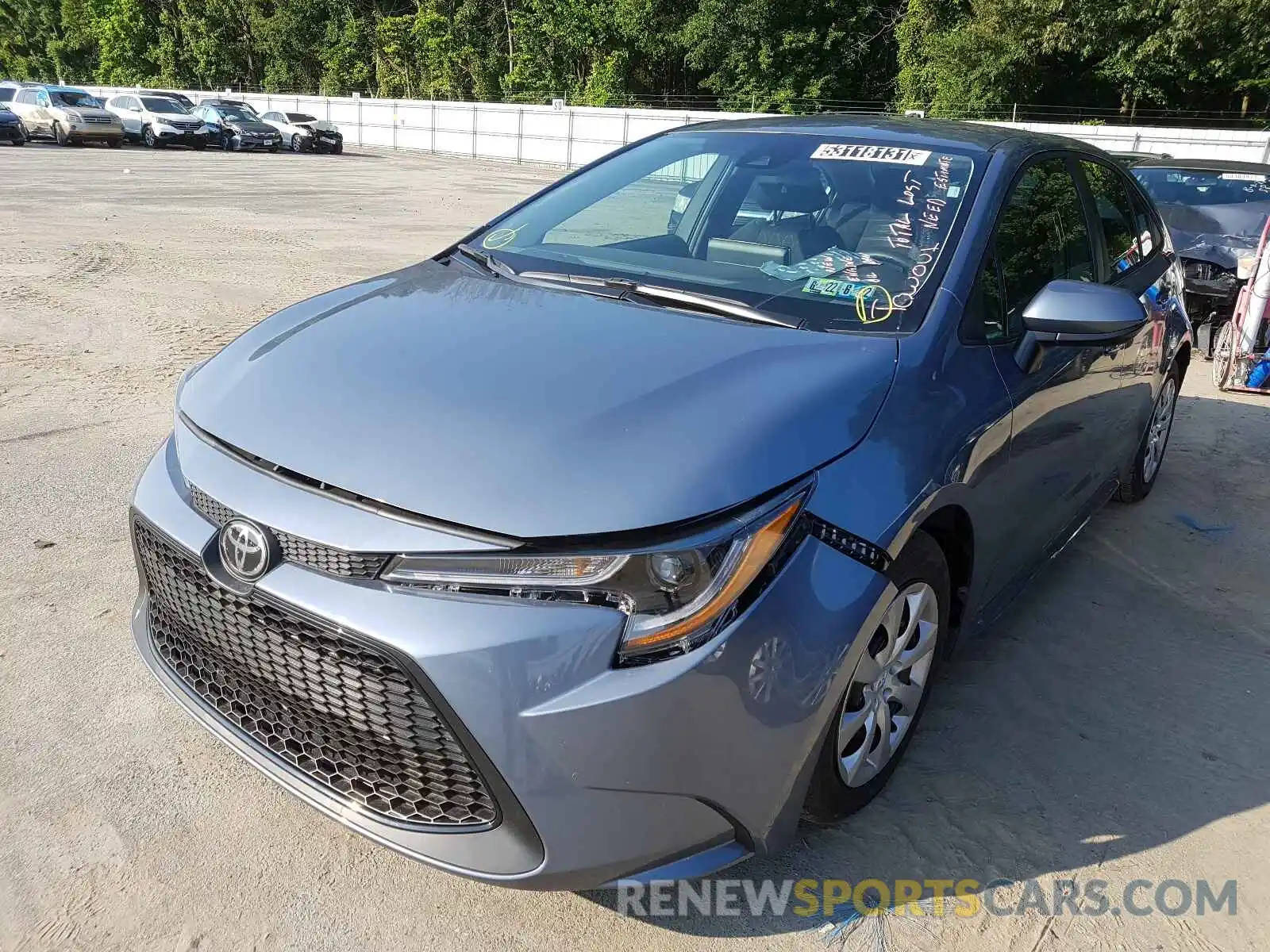 2 Photograph of a damaged car 5YFEPMAE6MP256027 TOYOTA COROLLA 2021