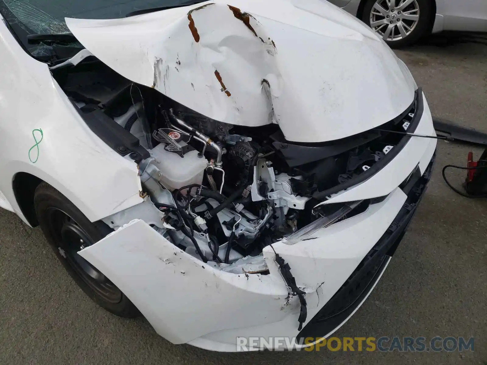 9 Photograph of a damaged car 5YFEPMAE6MP256545 TOYOTA COROLLA 2021