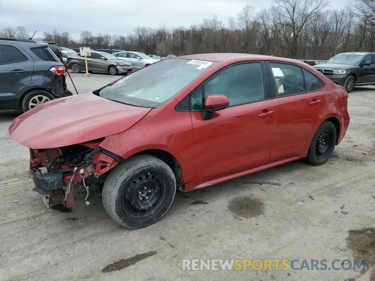 1 Photograph of a damaged car 5YFEPMAE6MP256996 TOYOTA COROLLA 2021