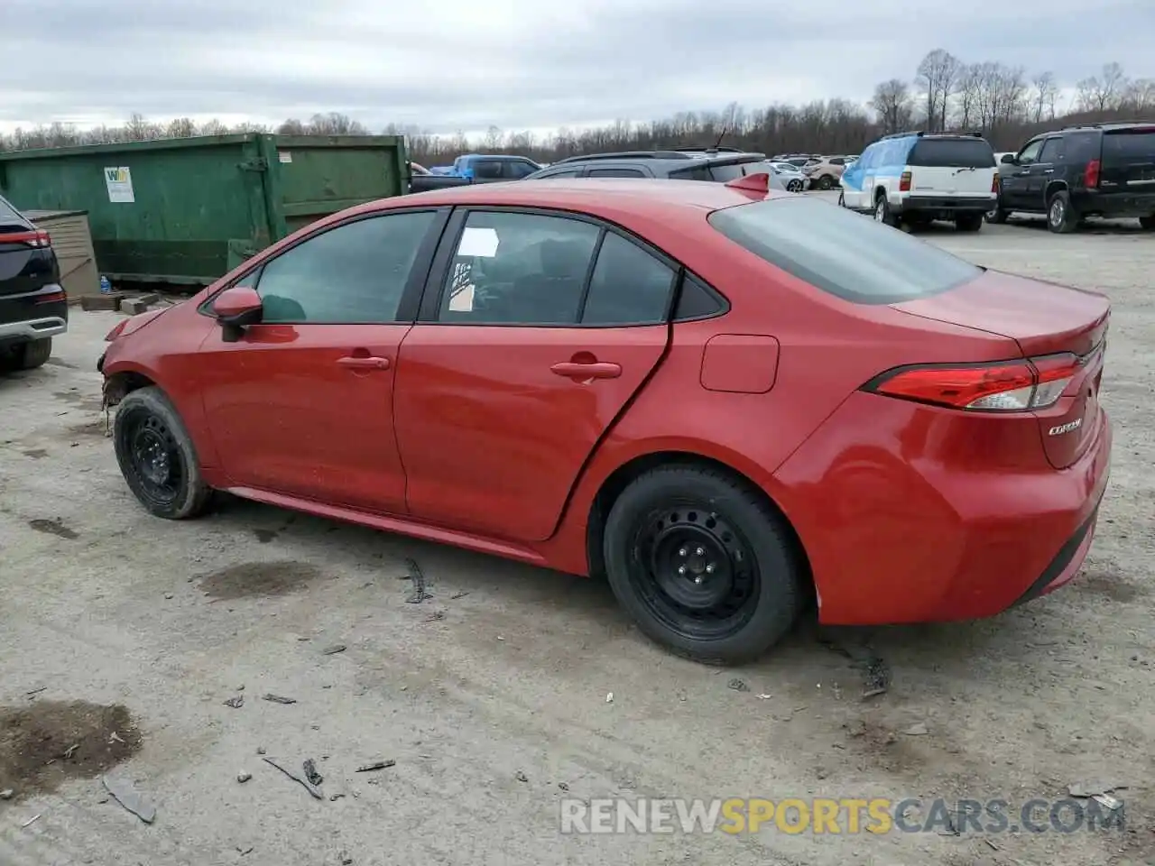 2 Photograph of a damaged car 5YFEPMAE6MP256996 TOYOTA COROLLA 2021