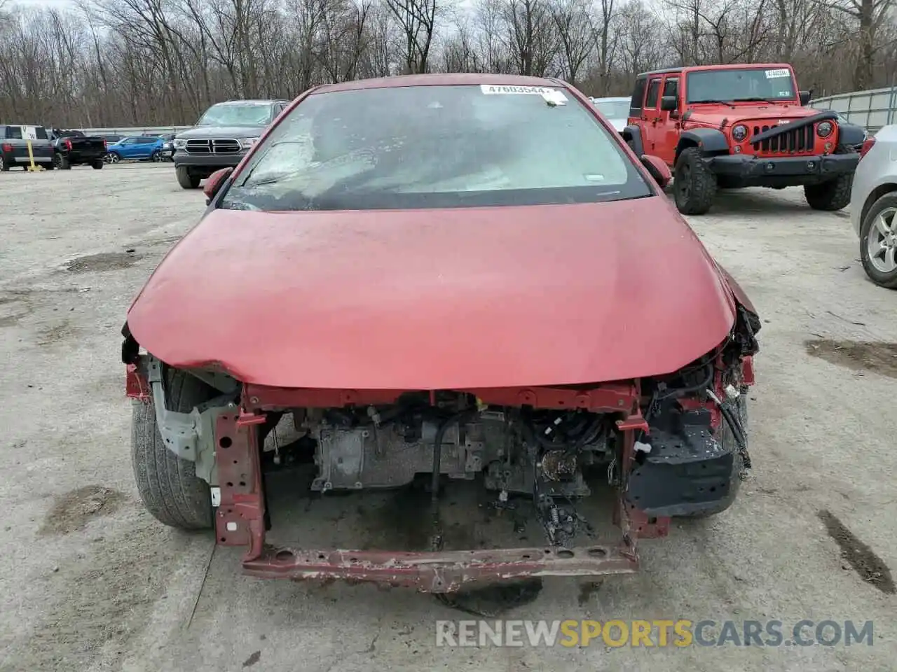 5 Photograph of a damaged car 5YFEPMAE6MP256996 TOYOTA COROLLA 2021