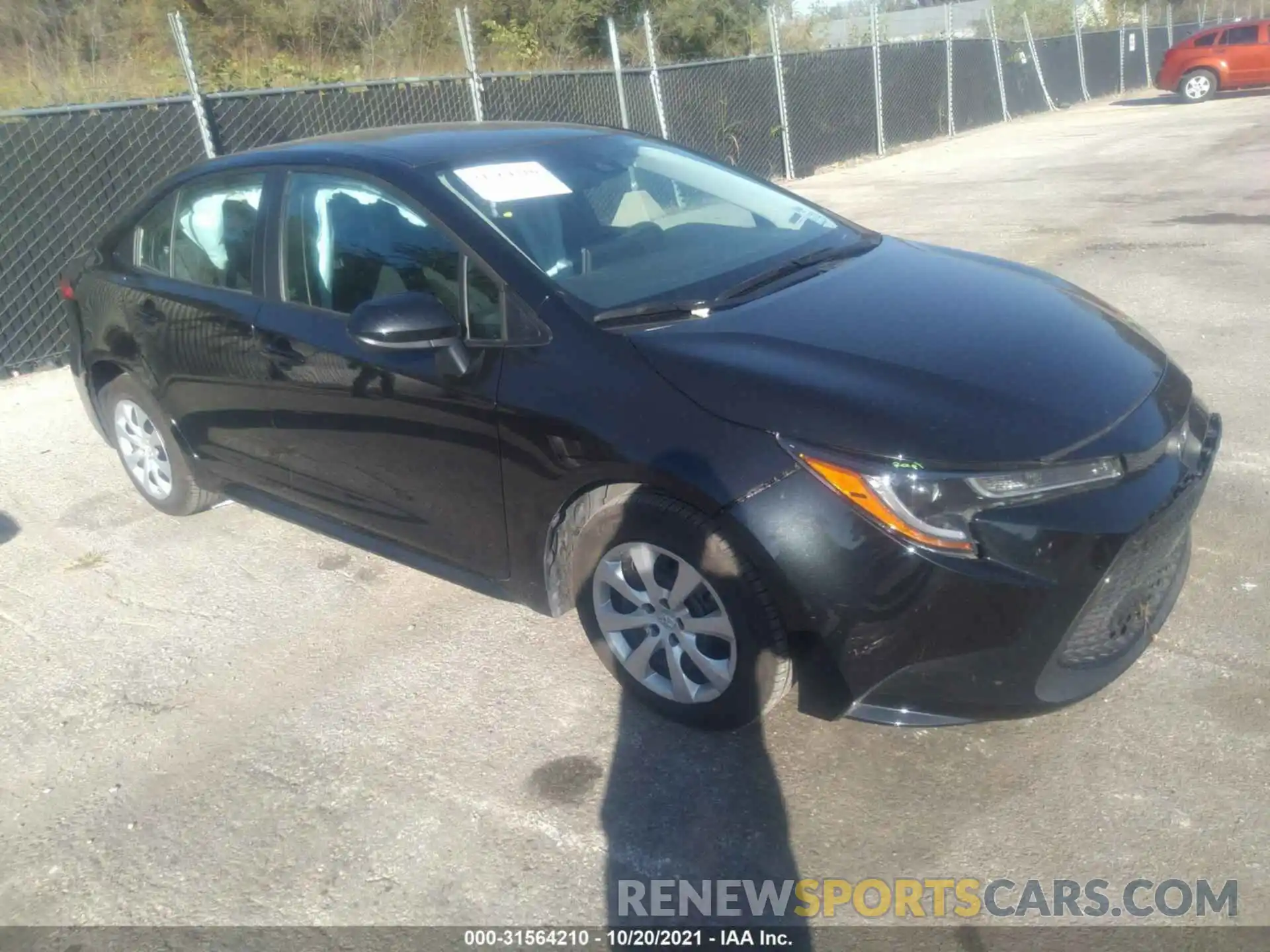 1 Photograph of a damaged car 5YFEPMAE6MP258067 TOYOTA COROLLA 2021